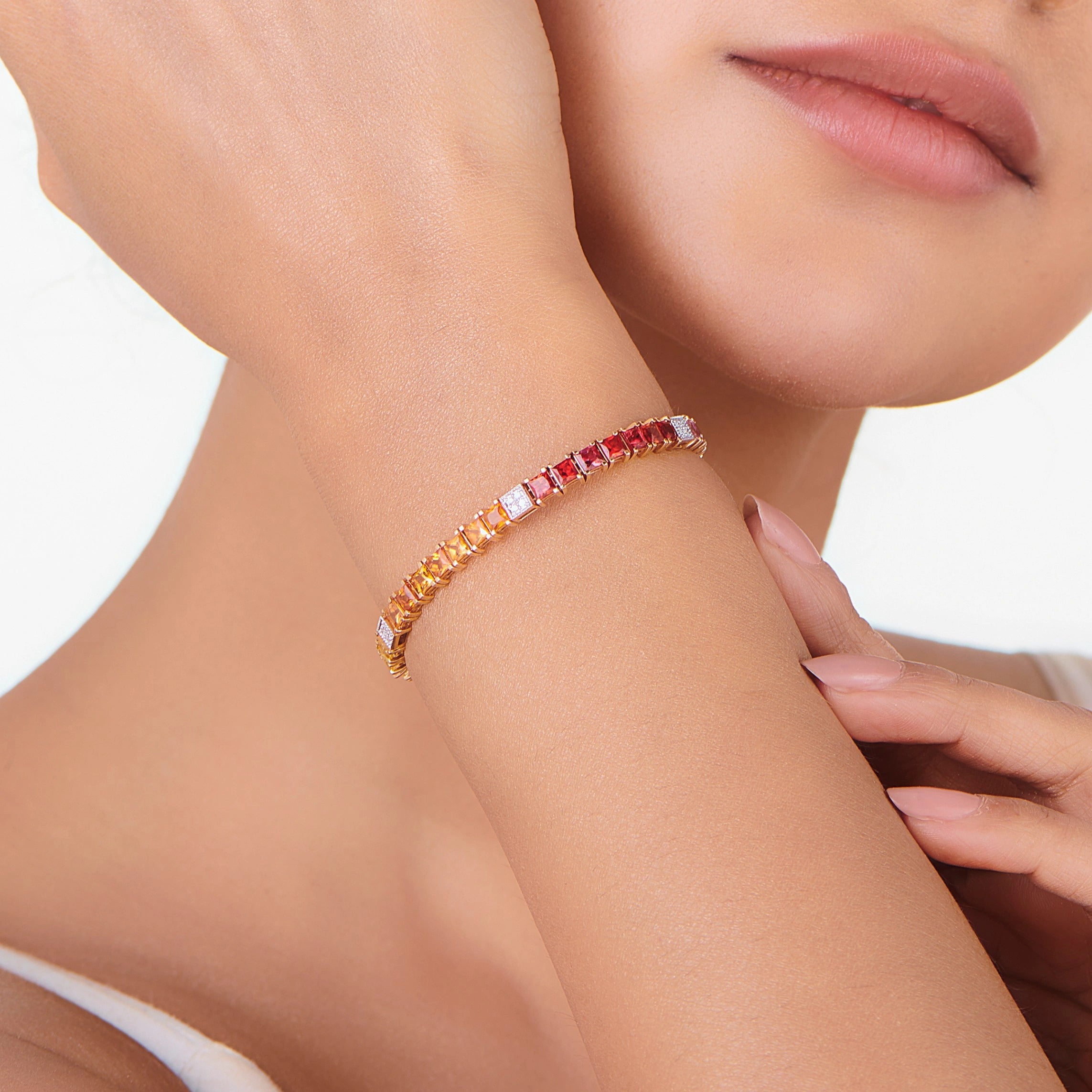 Toren Radiant Spectrum Bracelet - Zen Diamond India
