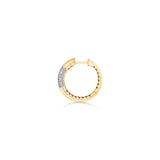 Soiree Starlight Groove Hoops - Zen Diamond India