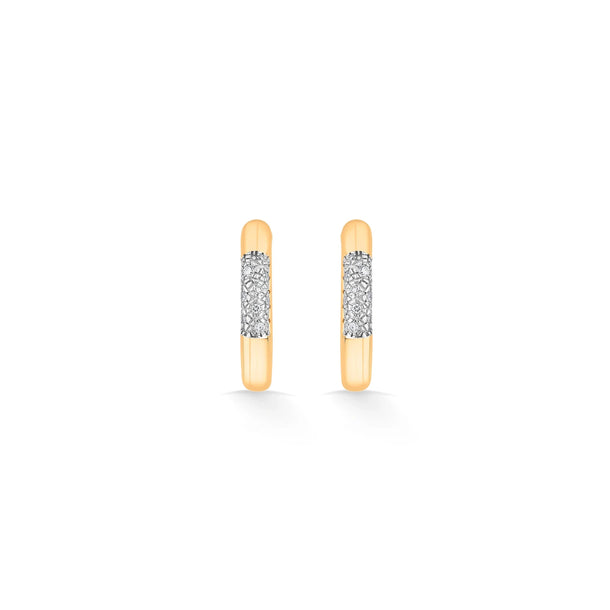 Soiree Starlight Groove Hoops - Zen Diamond India