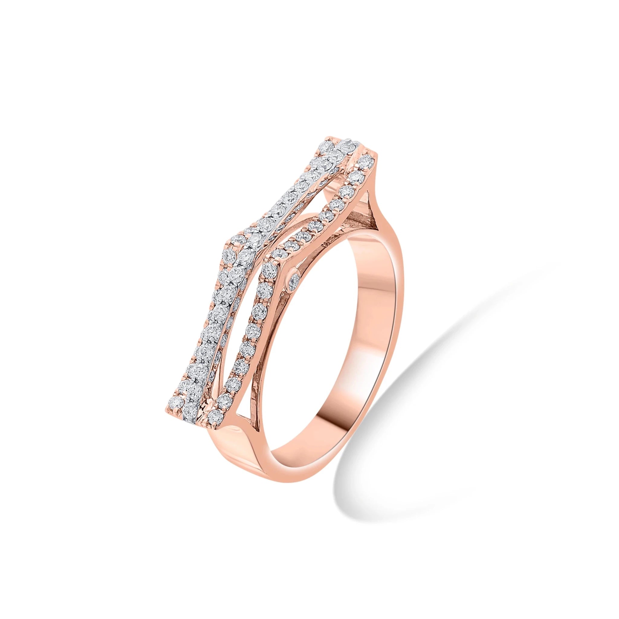 Enchante Luxe V - Shaped Pave Enhancer - Zen Diamond India