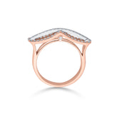 Enchante Luxe V - Shaped Pave Enhancer - Zen Diamond India