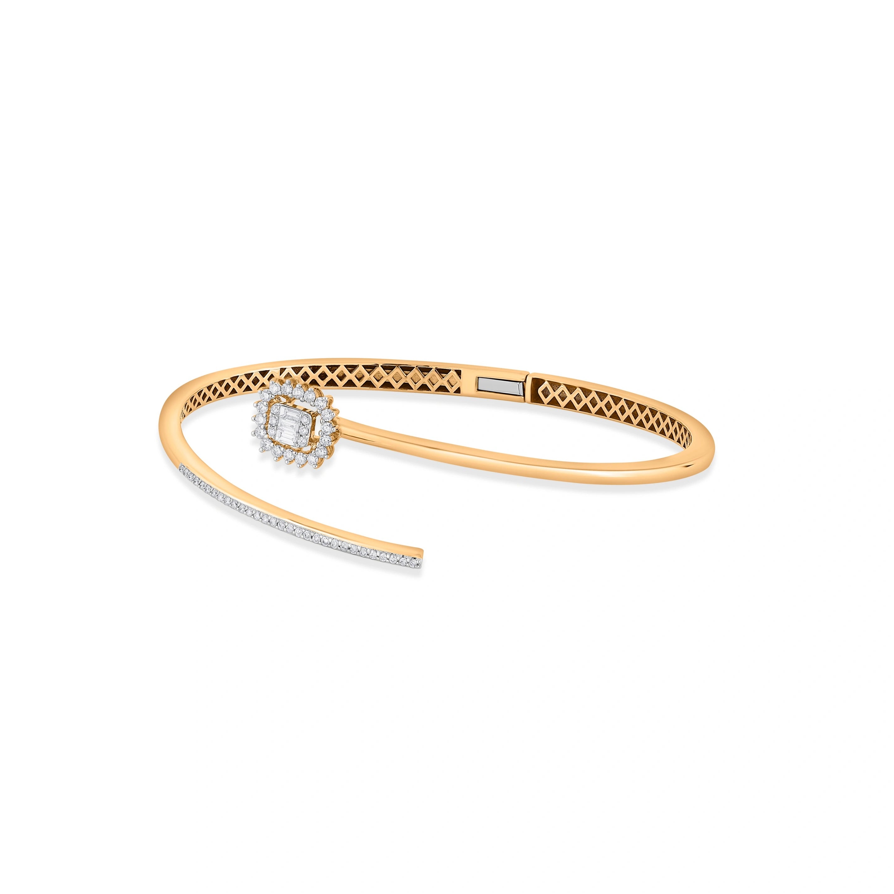 Enchante Stellar Axis Cuff Bracelet - Zen Diamond India