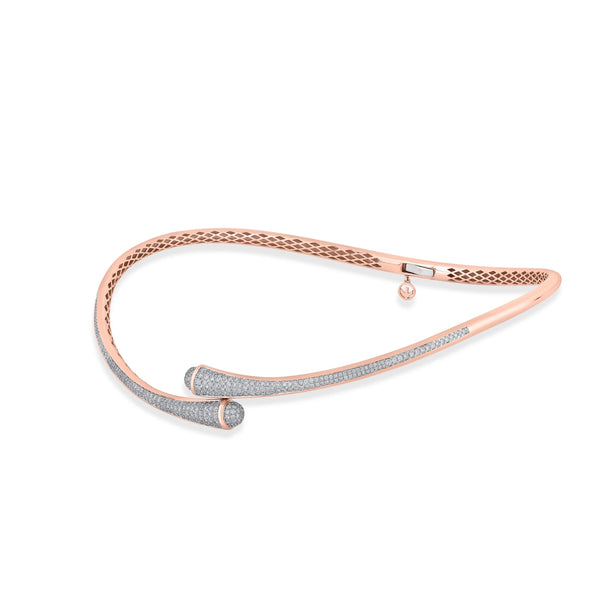 Soirée Serpenté Diamond Blade Collar - Zen Diamond India