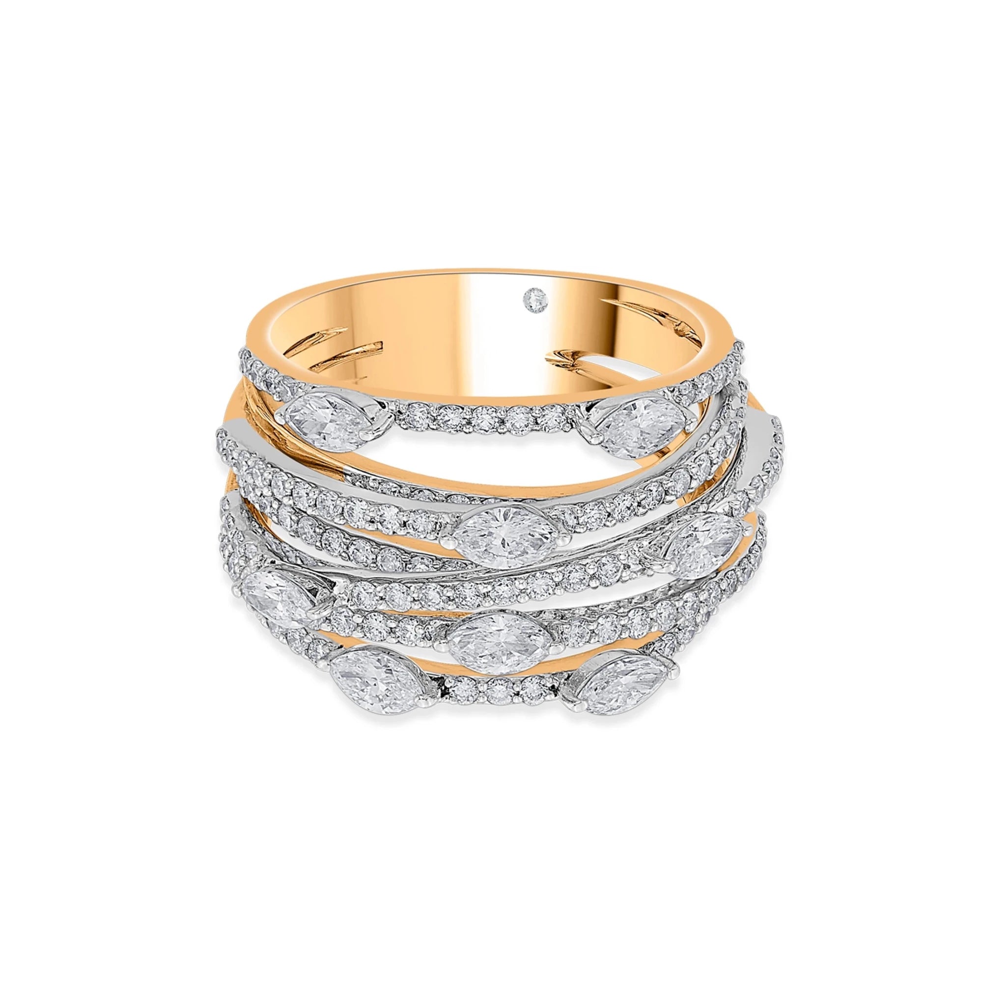 Enchante Marquise Cascade Grandeur - Zen Diamond India