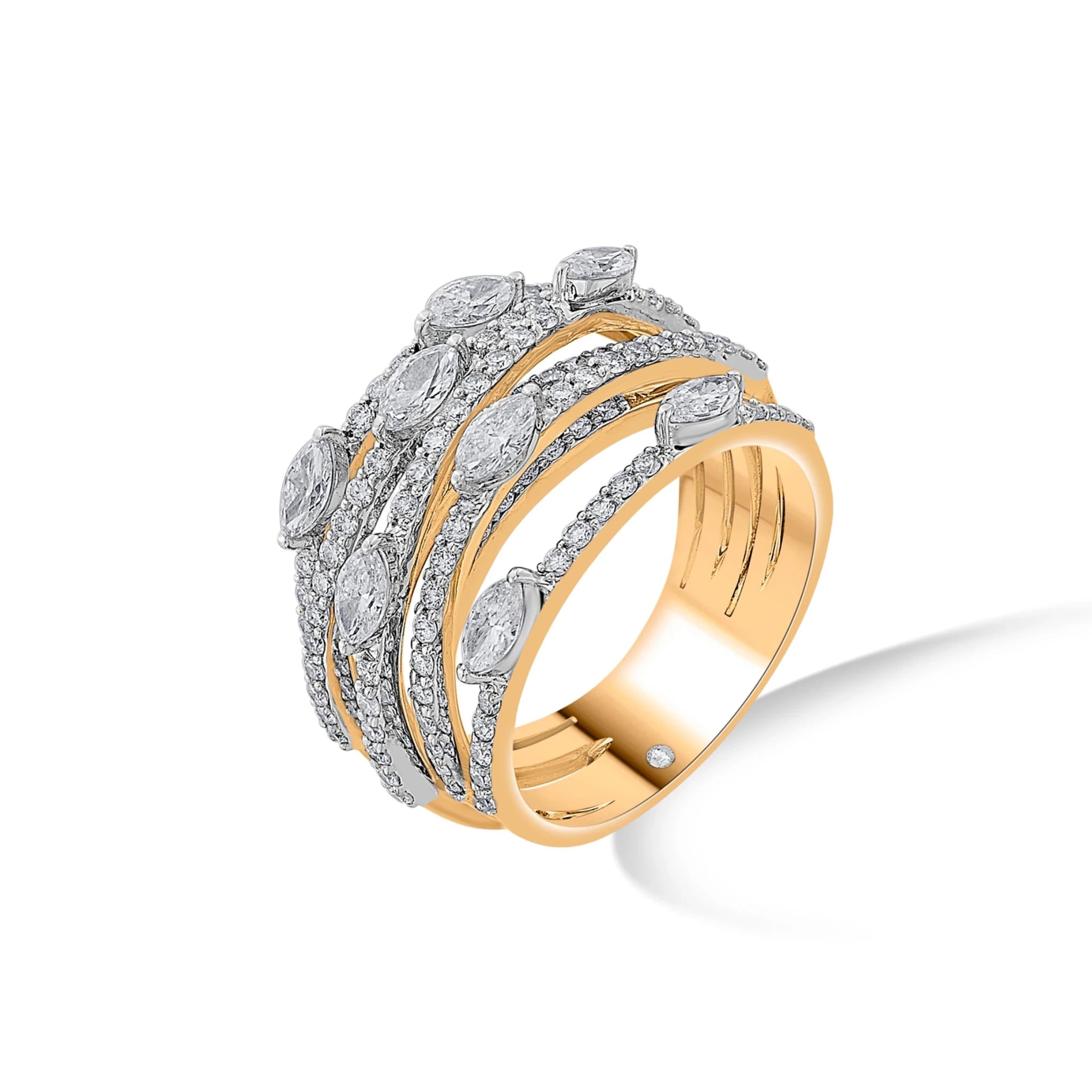 Enchante Marquise Cascade Grandeur - Zen Diamond India