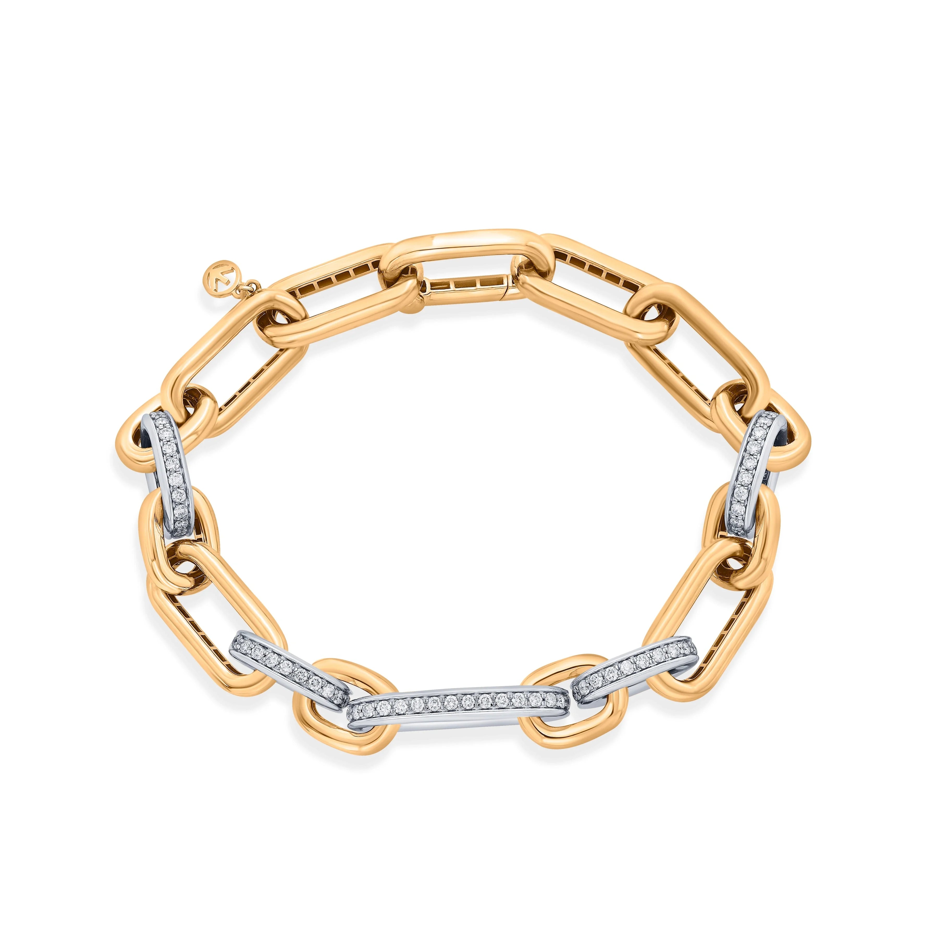 Cuban Chain Reaction Bracelet - Zen Diamond India