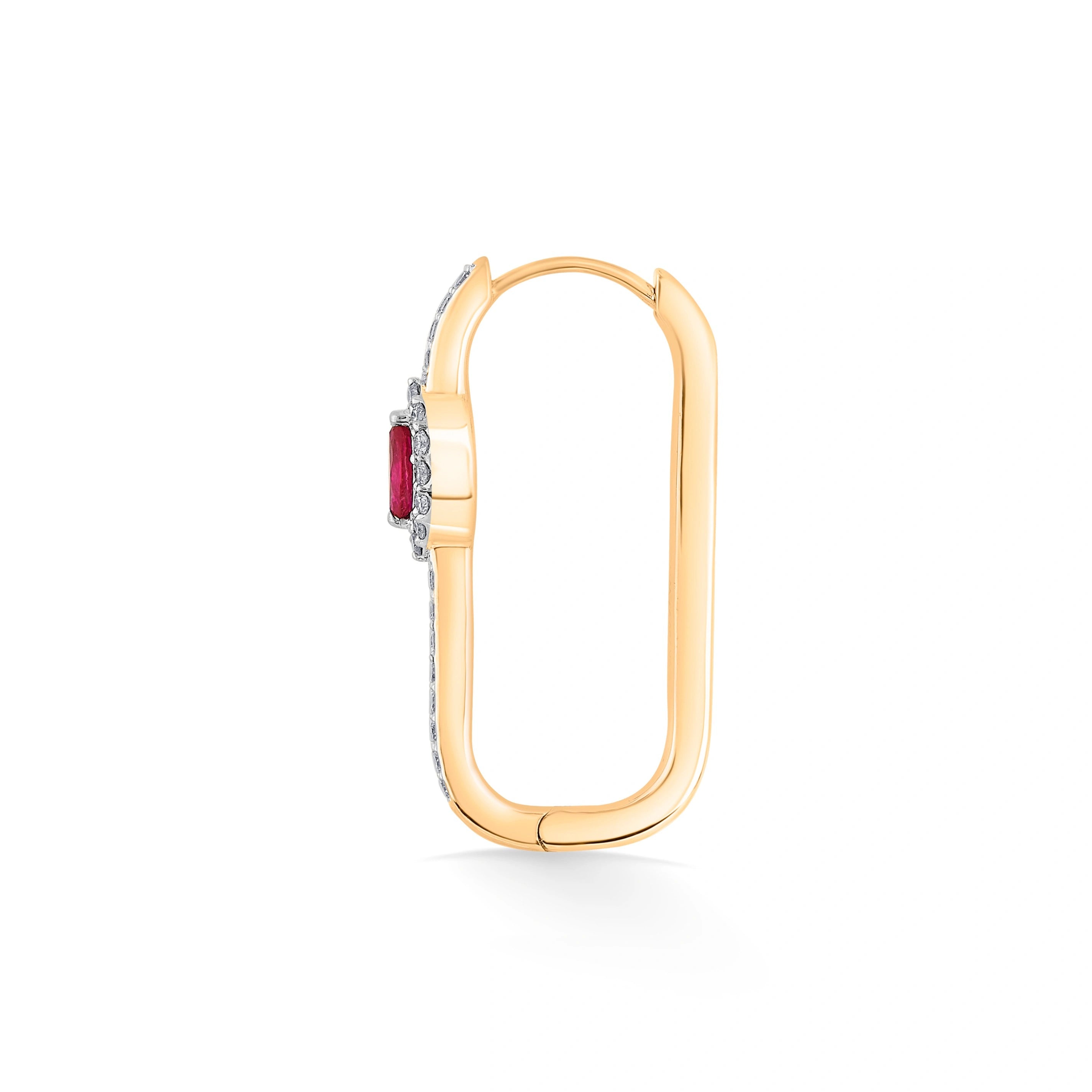 Toren Crimson Orbit Drops - Zen Diamond India