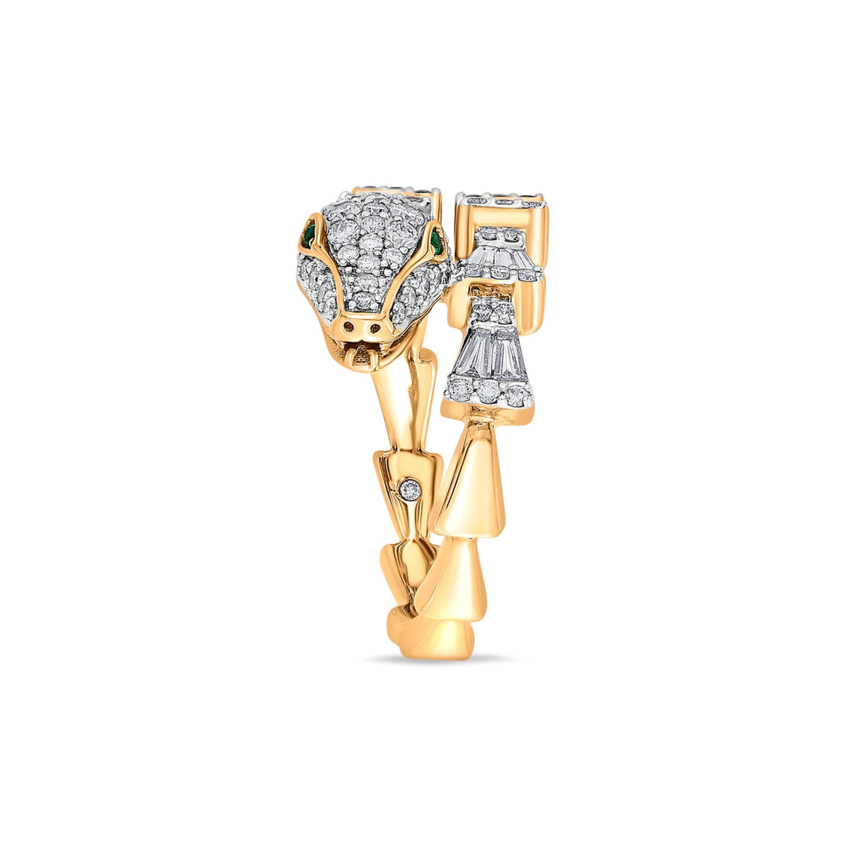 Enchante Serpent Luxe Ring - Zen Diamond India