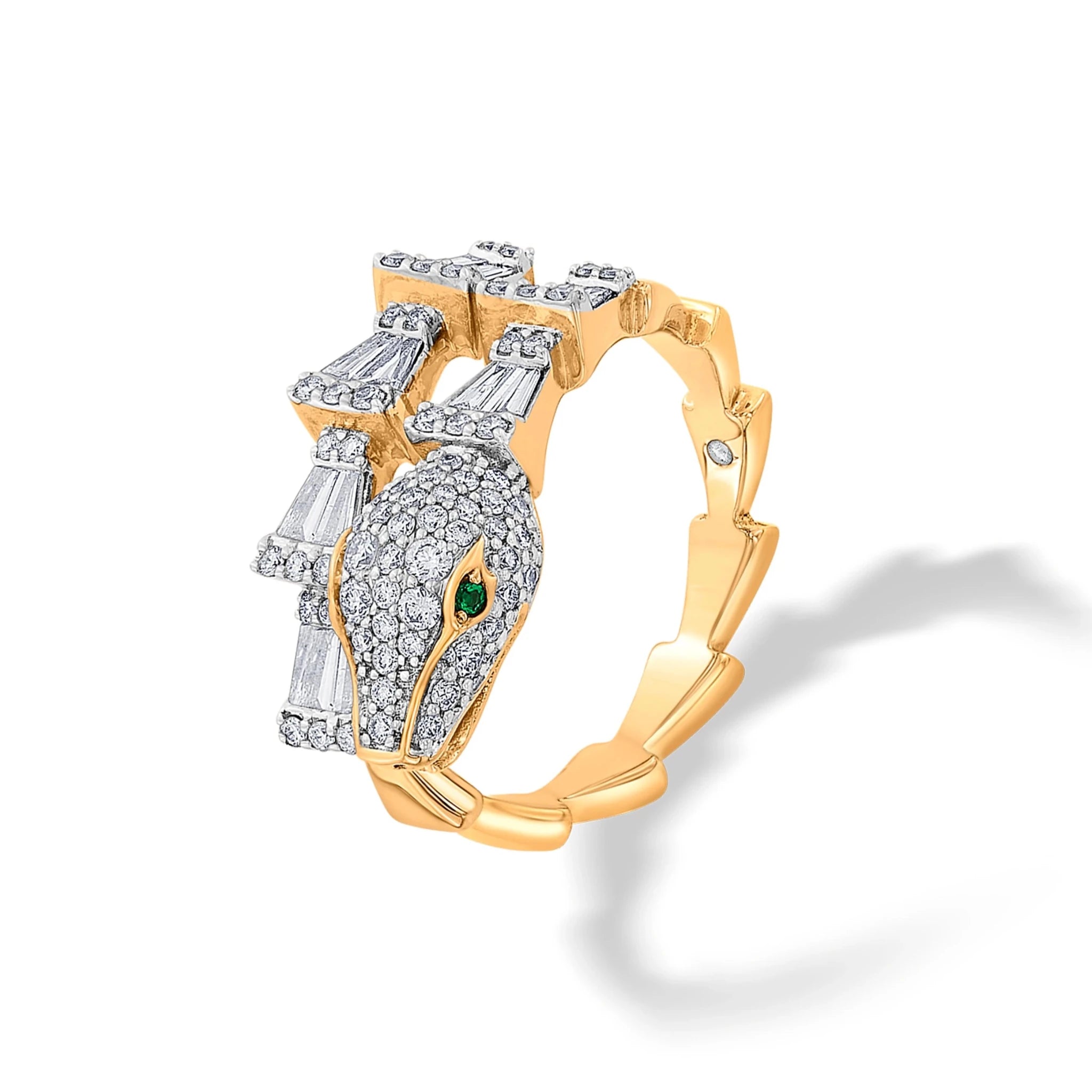 Enchante Serpent Luxe Ring - Zen Diamond India