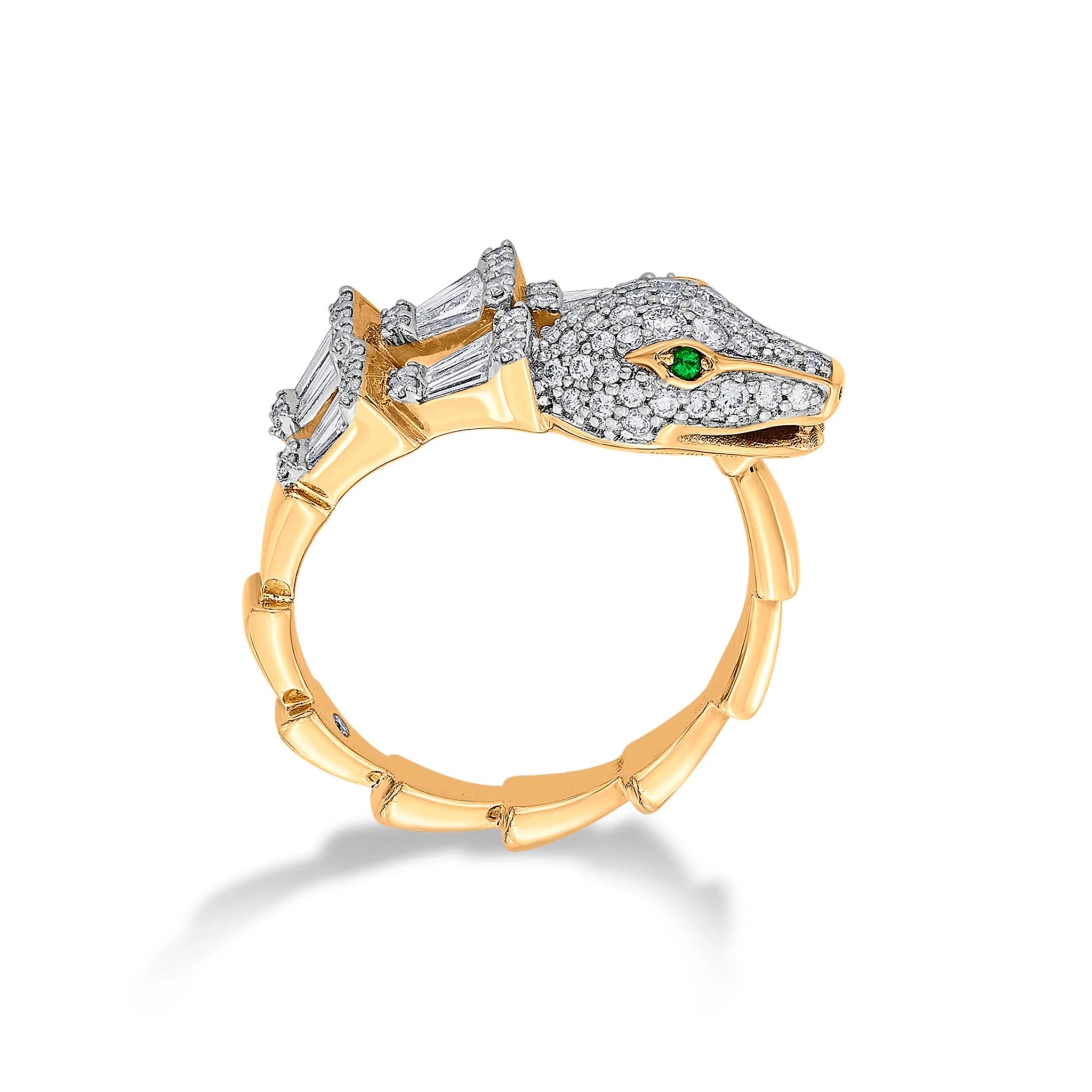 Enchante Serpent Luxe Ring - Zen Diamond India