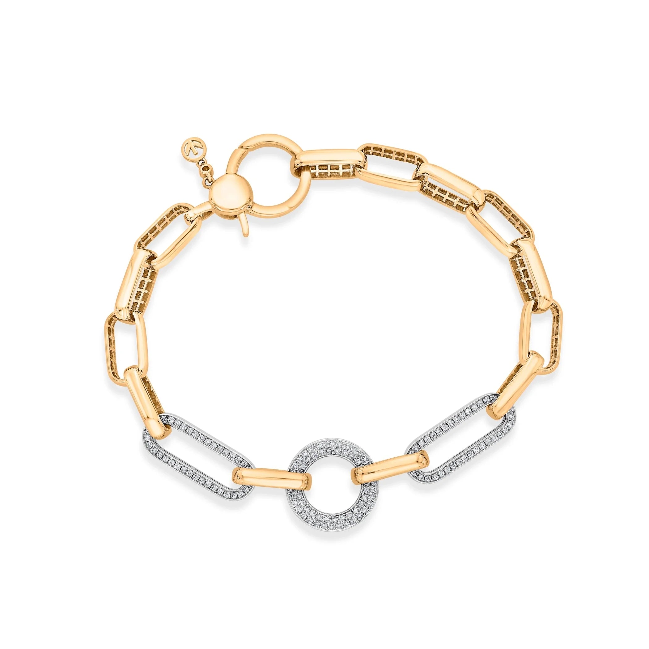Cuban Diamond Detour Bracelet - Zen Diamond India