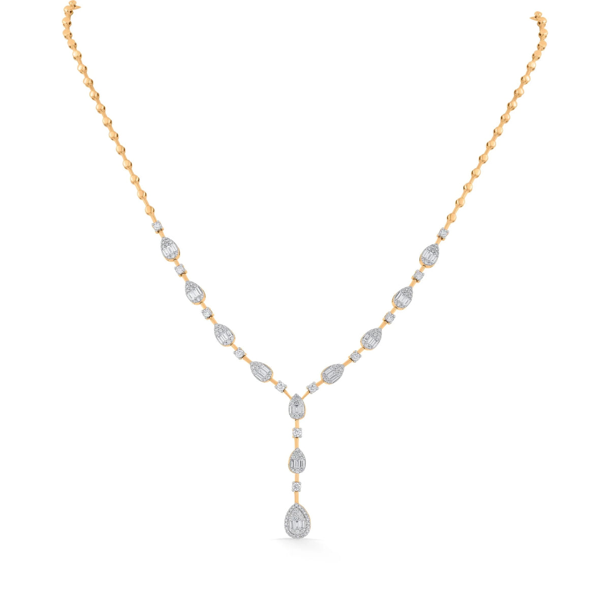 Enchante Teardrop Royale Necklace - Zen Diamond India