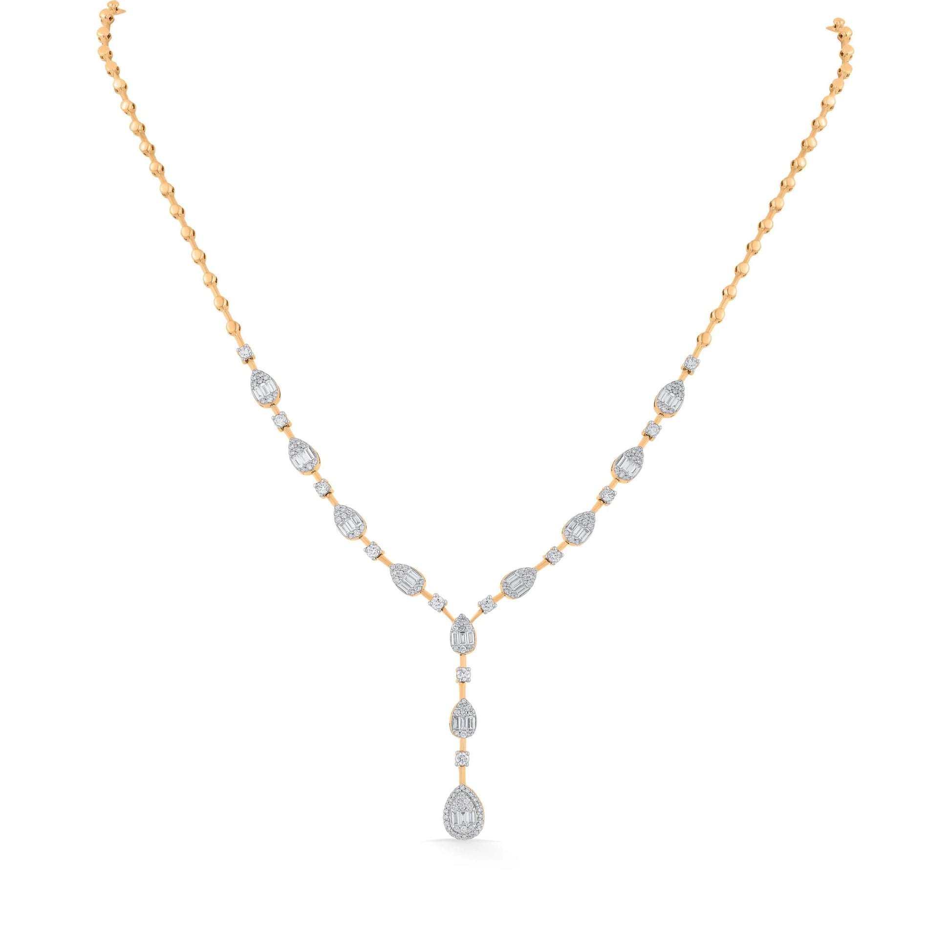 Enchante Teardrop Royale Necklace - Zen Diamond India