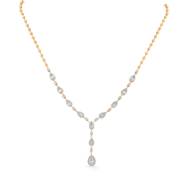 Enchante Teardrop Royale Necklace - Zen Diamond India