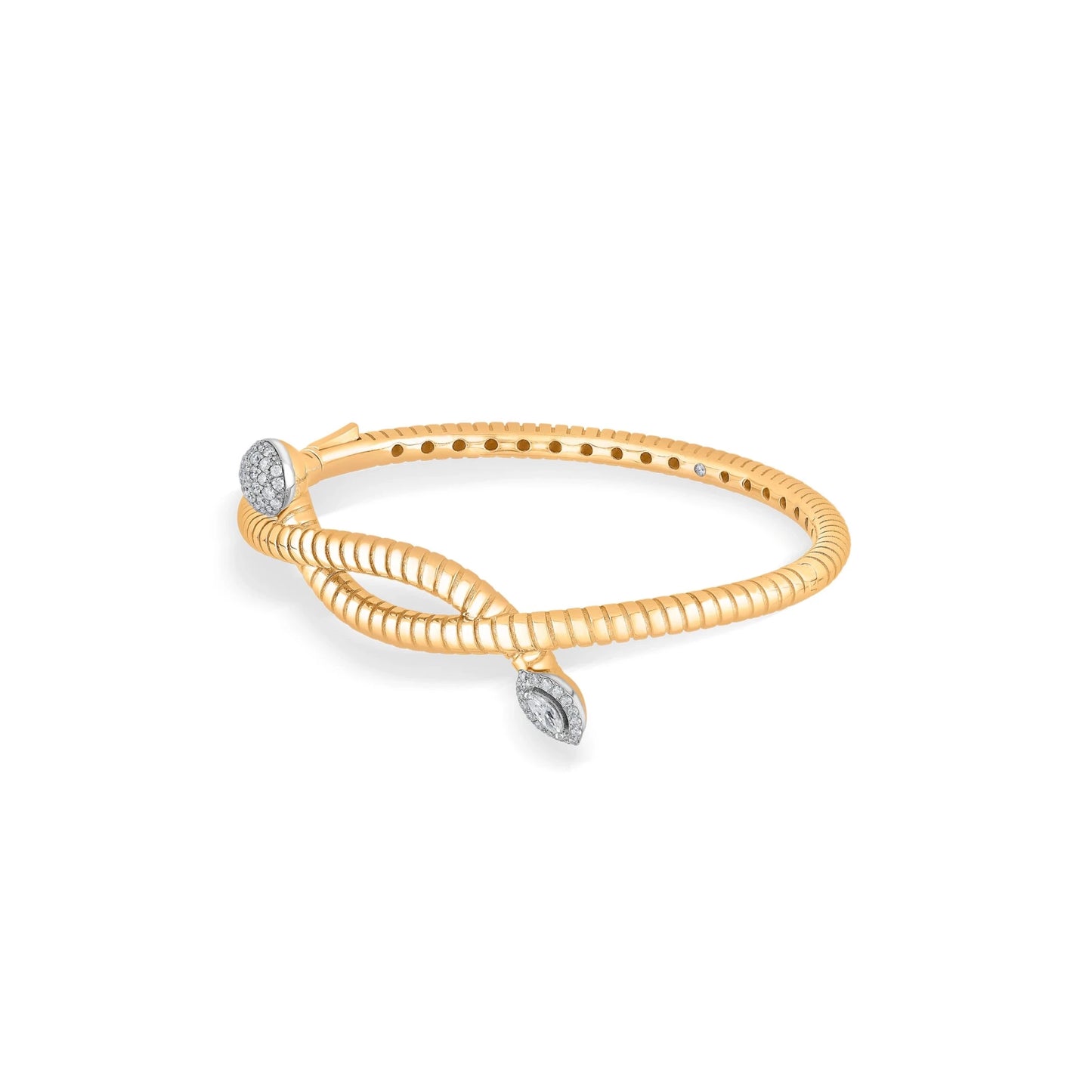 Soiree Sonic Twist Diamond Bracelet - Zen Diamond India