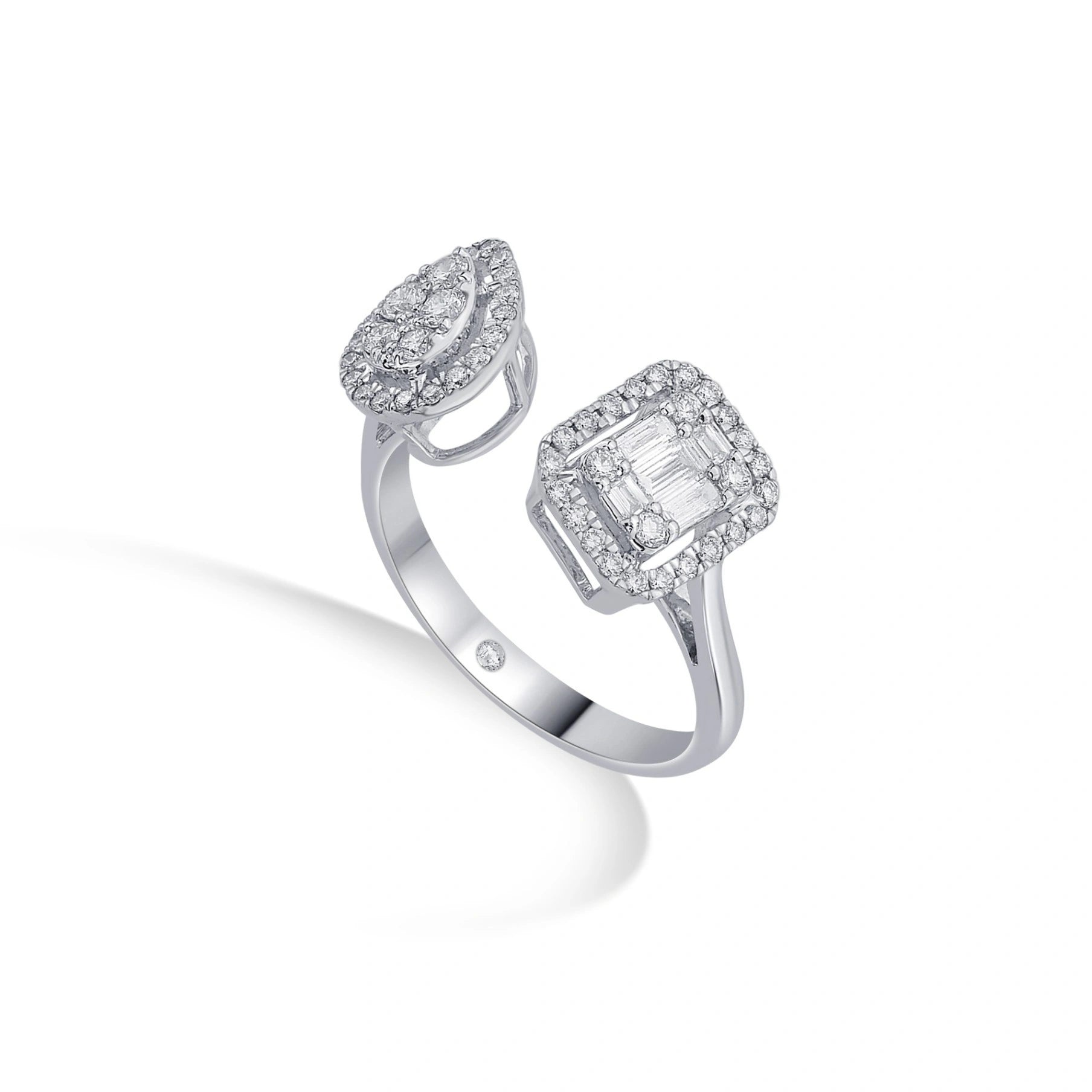 Prism Royale Duo Diamond Ring - Zen Diamond India