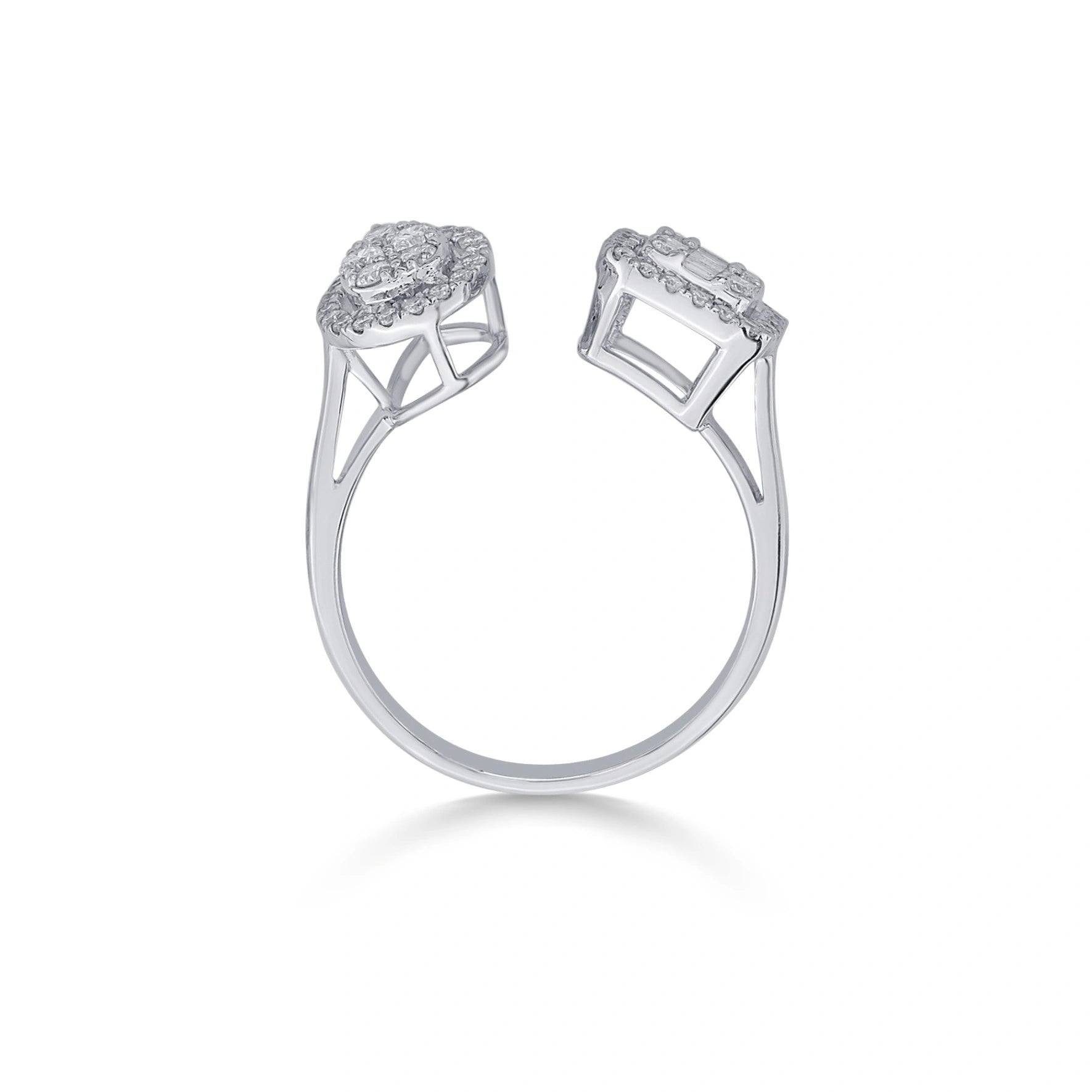 Prism Royale Duo Diamond Ring - Zen Diamond India