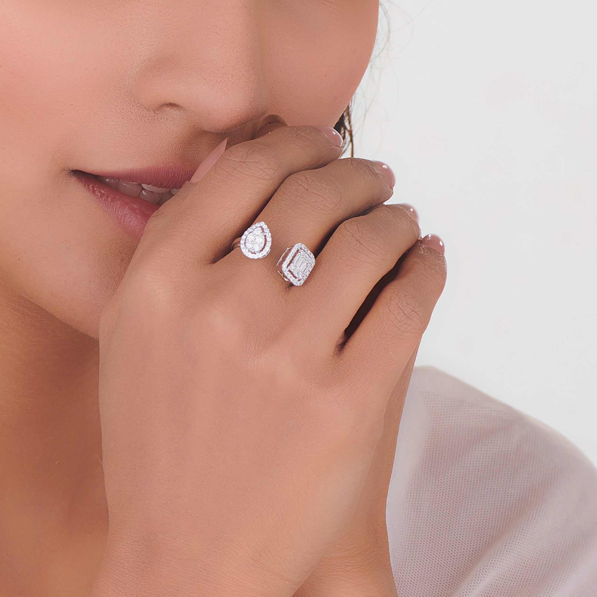 Prism Royale Duo Diamond Ring - Zen Diamond India