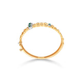 Toren Emerald Bloom Trellis Bracelet - Zen Diamond India