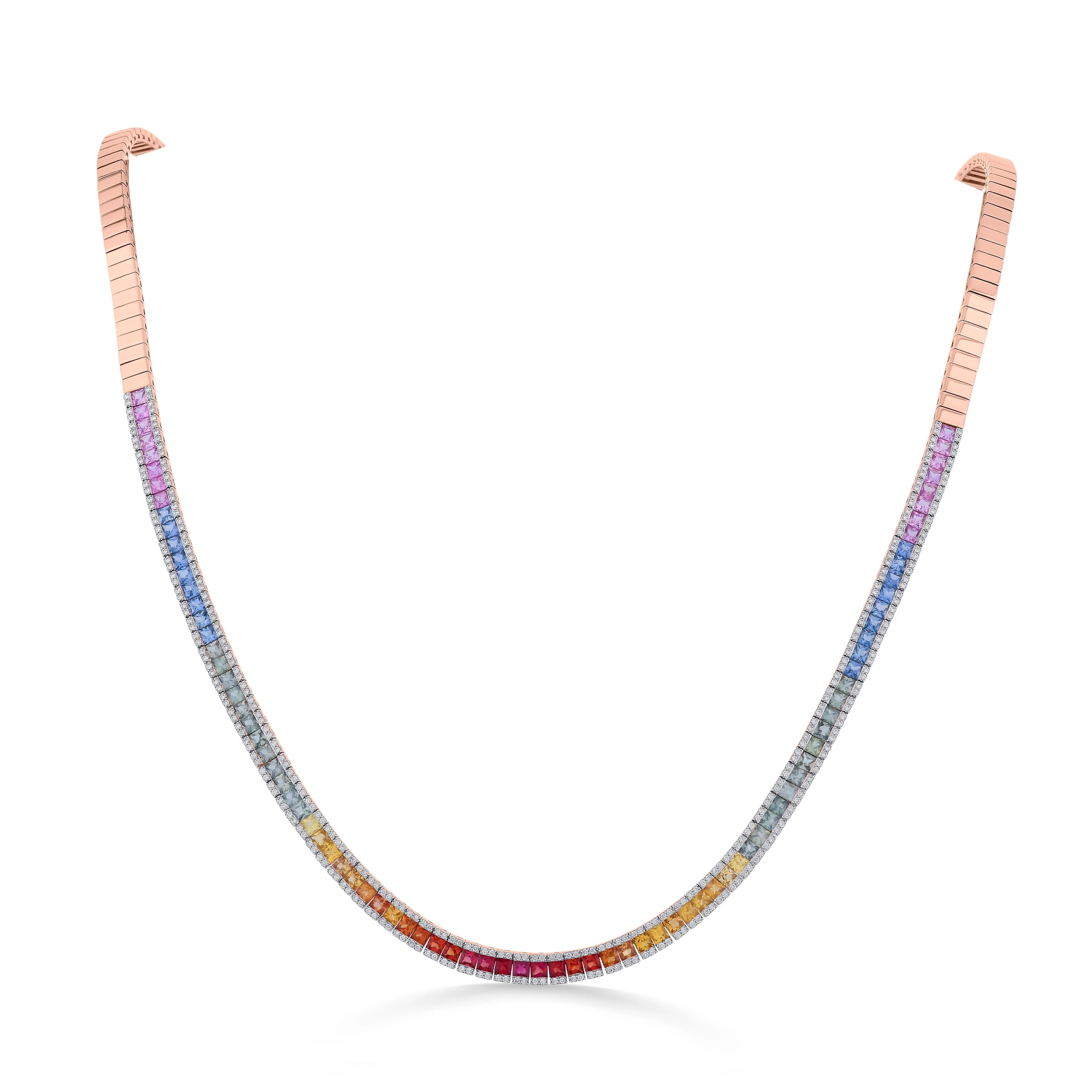 Toren Celestial Spectrum Choker - Zen Diamond India