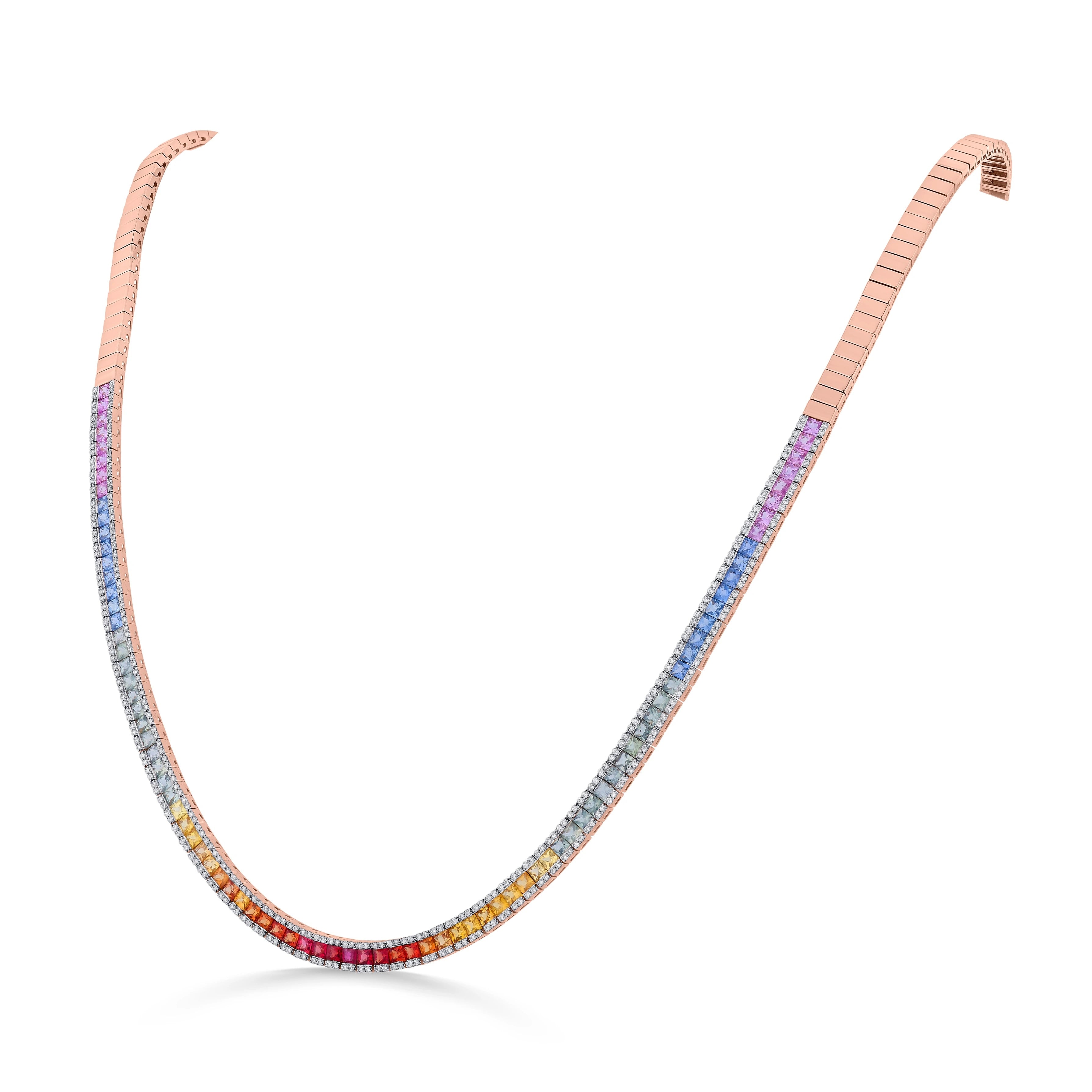 Toren Celestial Spectrum Choker - Zen Diamond India