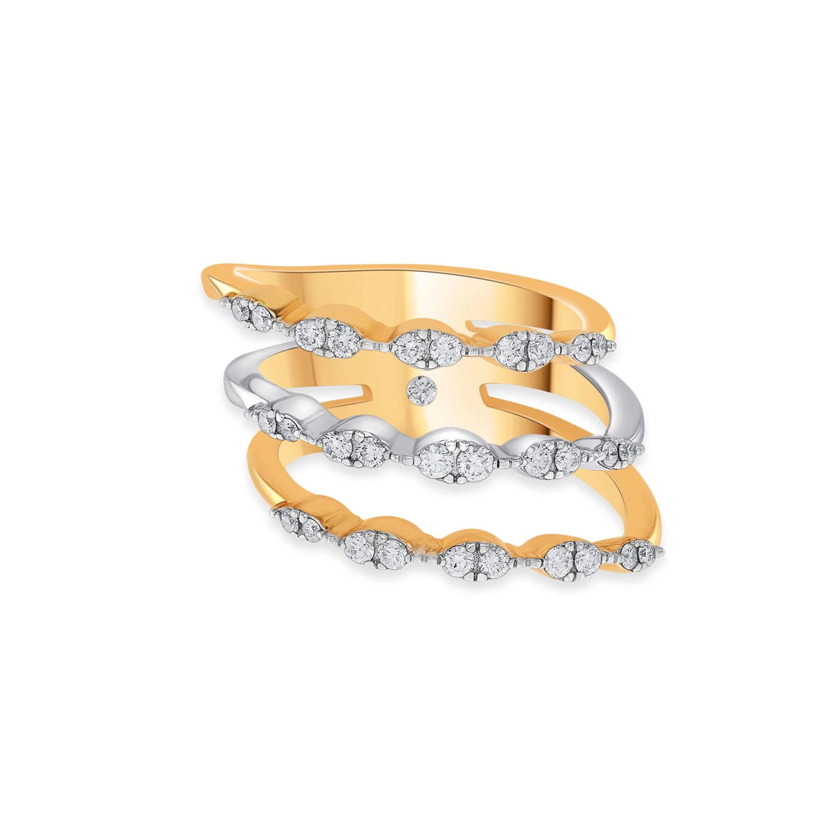 Enchante Luxe Diamond Eye Ring - Zen Diamond India