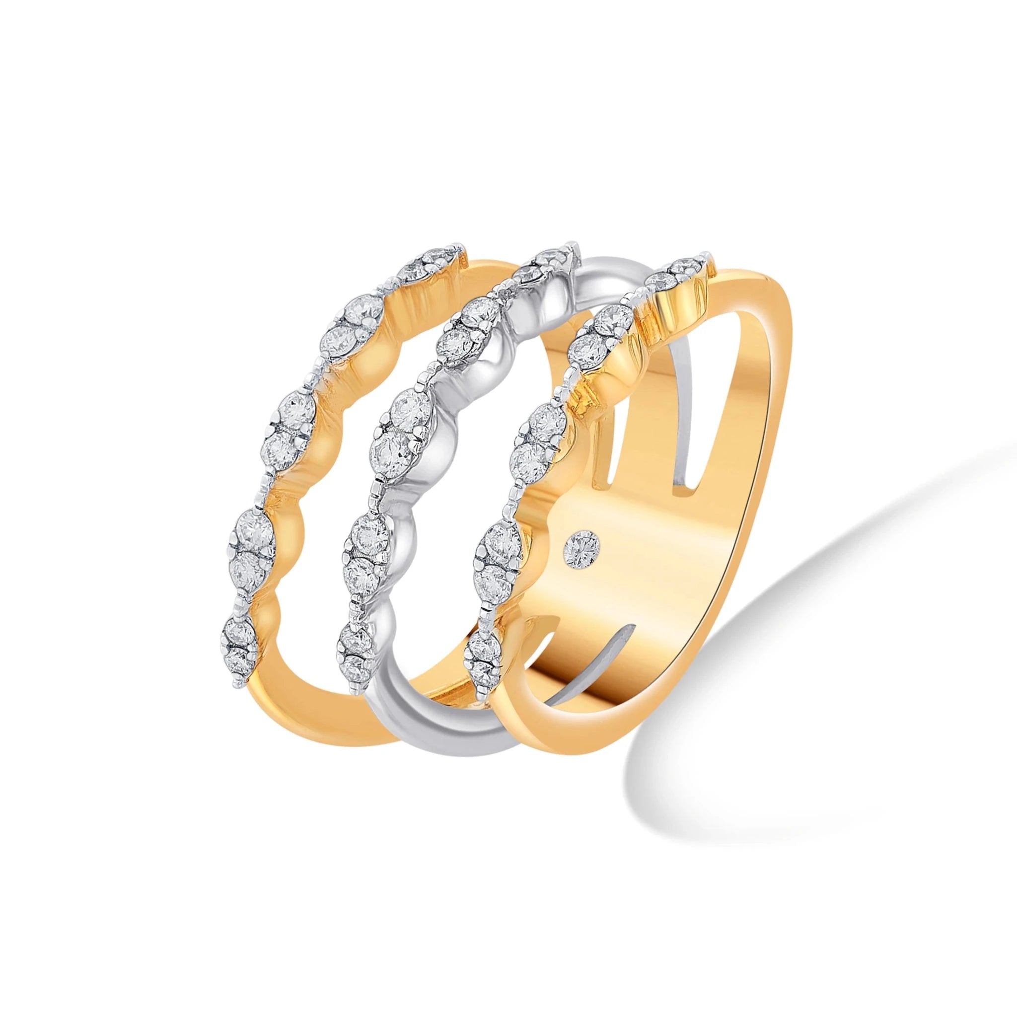 Enchante Luxe Diamond Eye Ring - Zen Diamond India