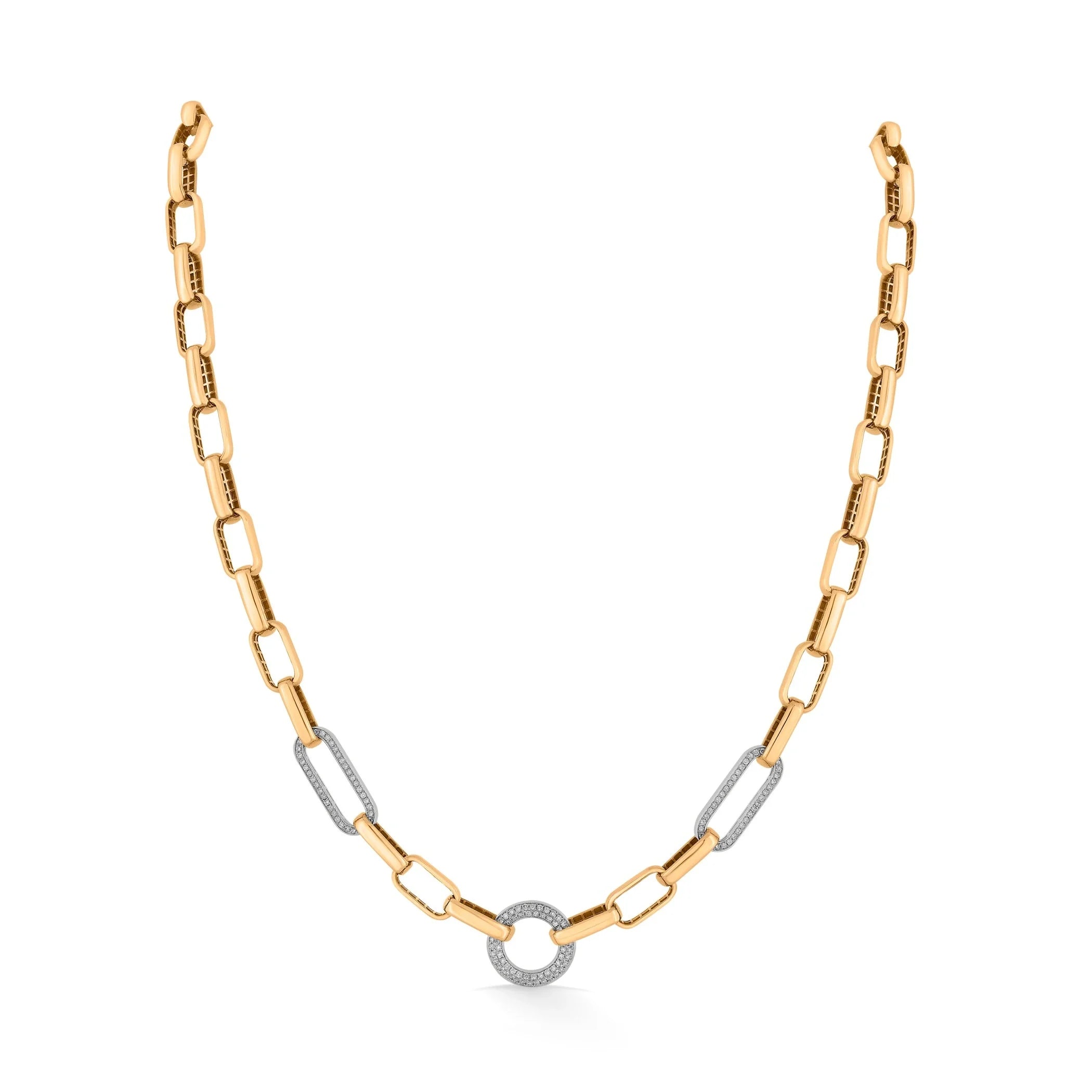 Cuban Curve Royale Necklace - Zen Diamond India