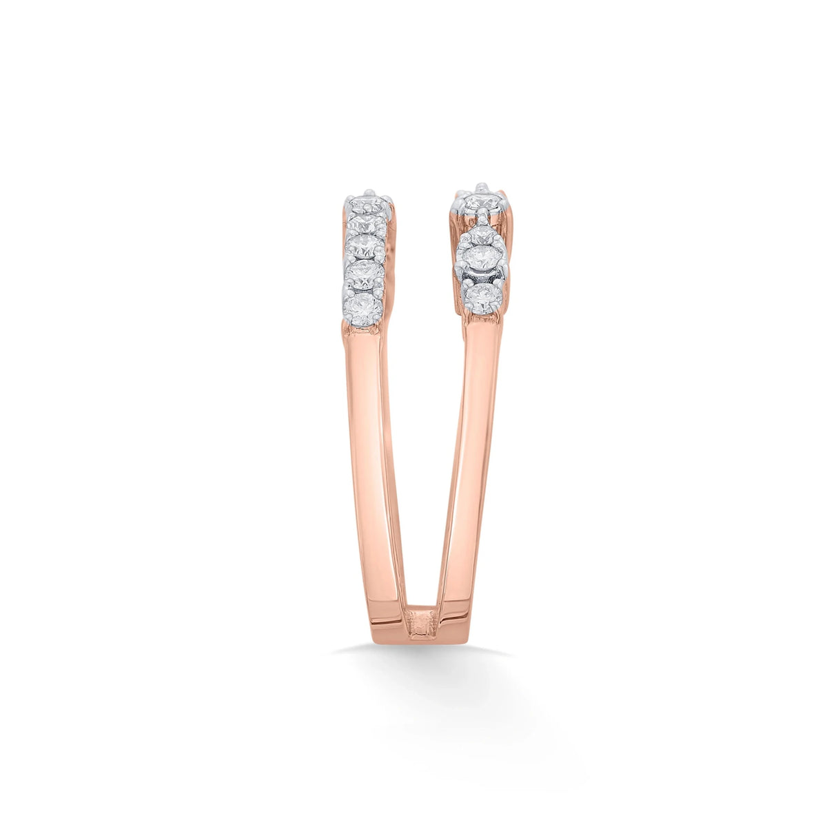 Enchante Luxe Open Pave Petal Band - Zen Diamond India