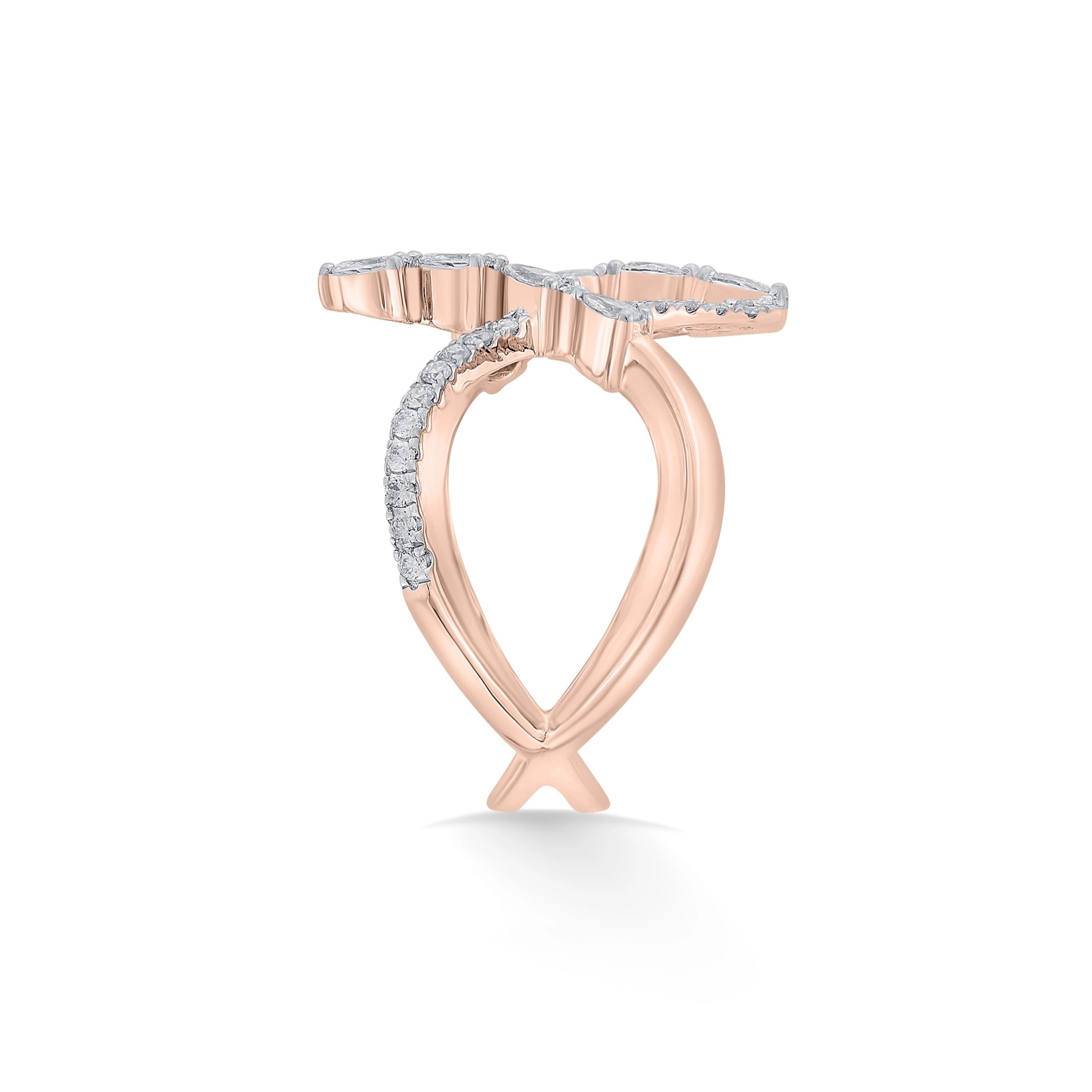 Enchante Cosmic Sparkle Criss-Cross Ring