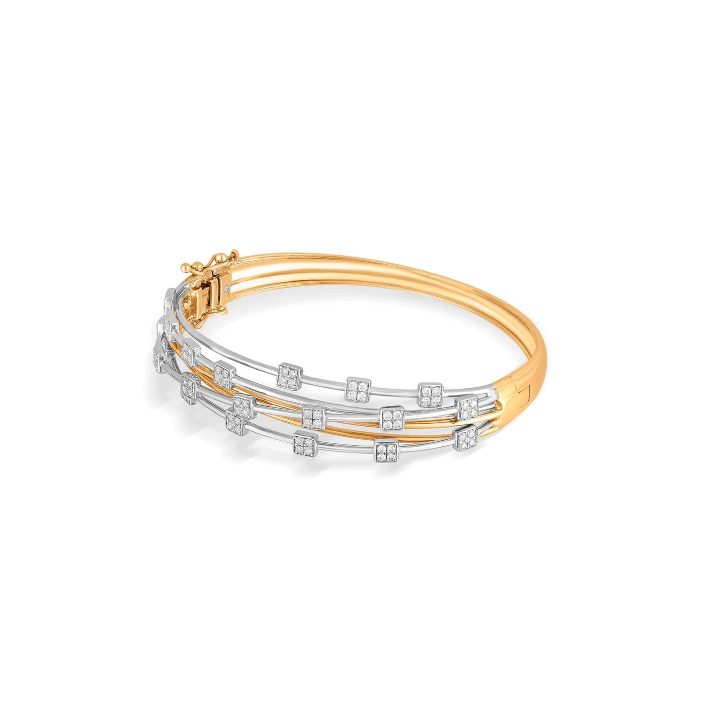 Enchante Interlock Grid Bracelet - Zen Diamond India