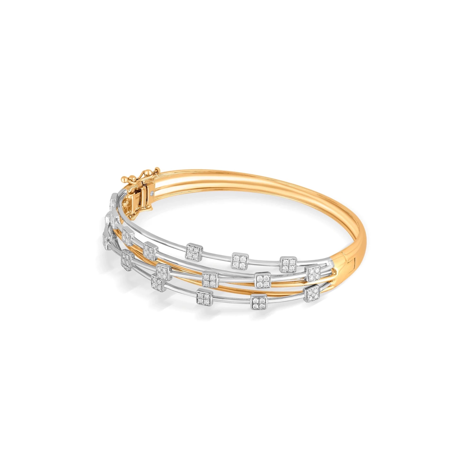 Enchante Interlock Grid Bracelet - Zen Diamond India