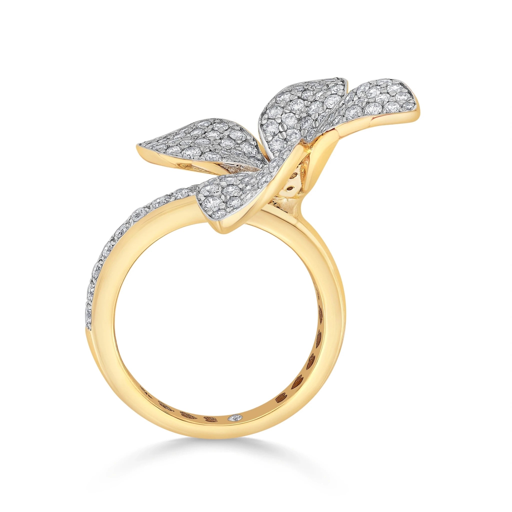 Bloom Royal Statement Ring - Zen Diamond India