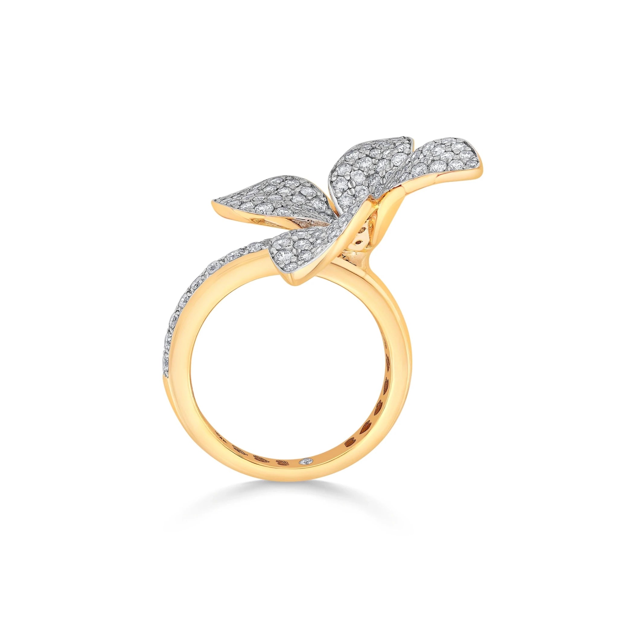 Bloom Royal Statement Ring - Zen Diamond India