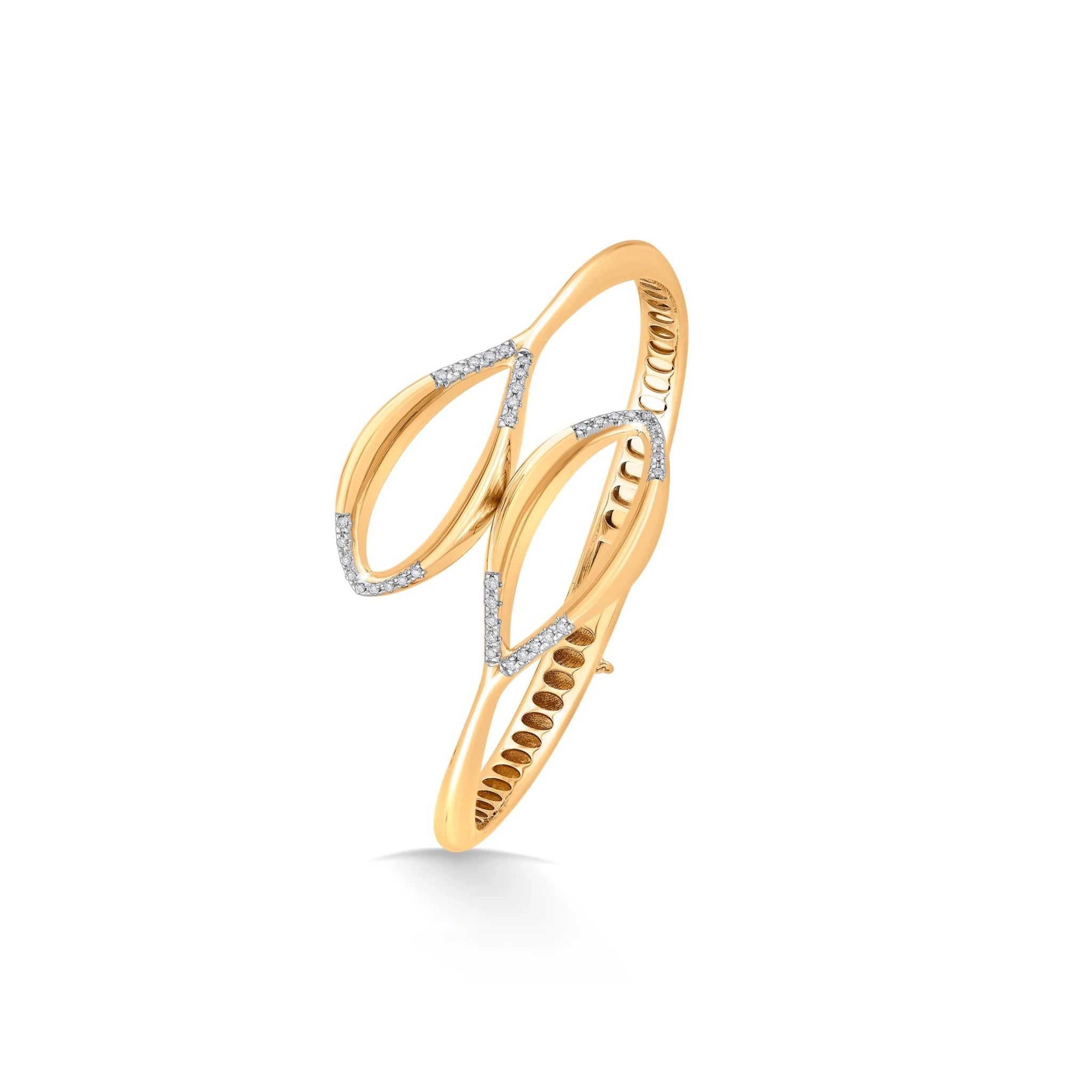 Soiree Overlap Petal Bracelet - Zen Diamond India