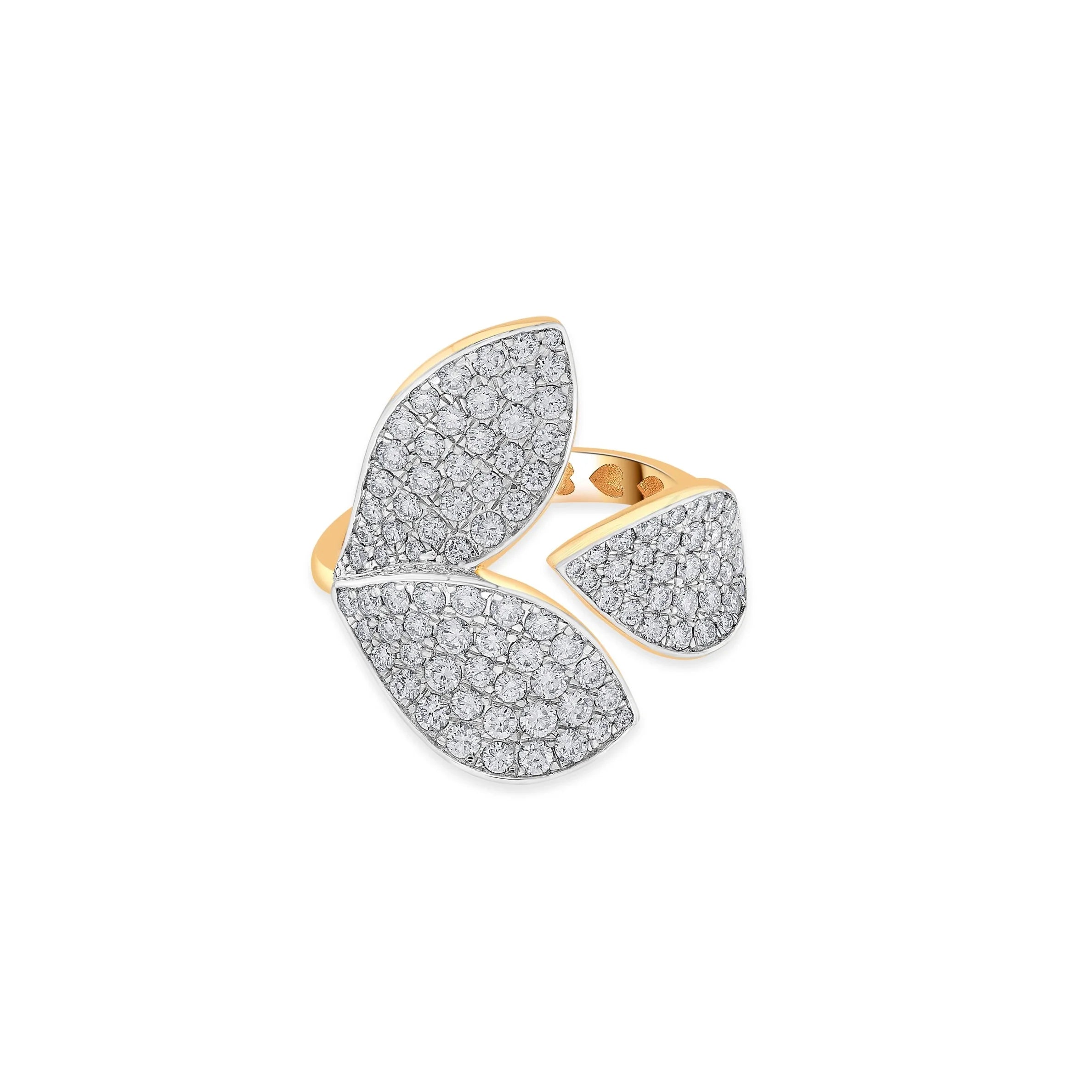 Bloom Trio Diamond Ring - Zen Diamond India