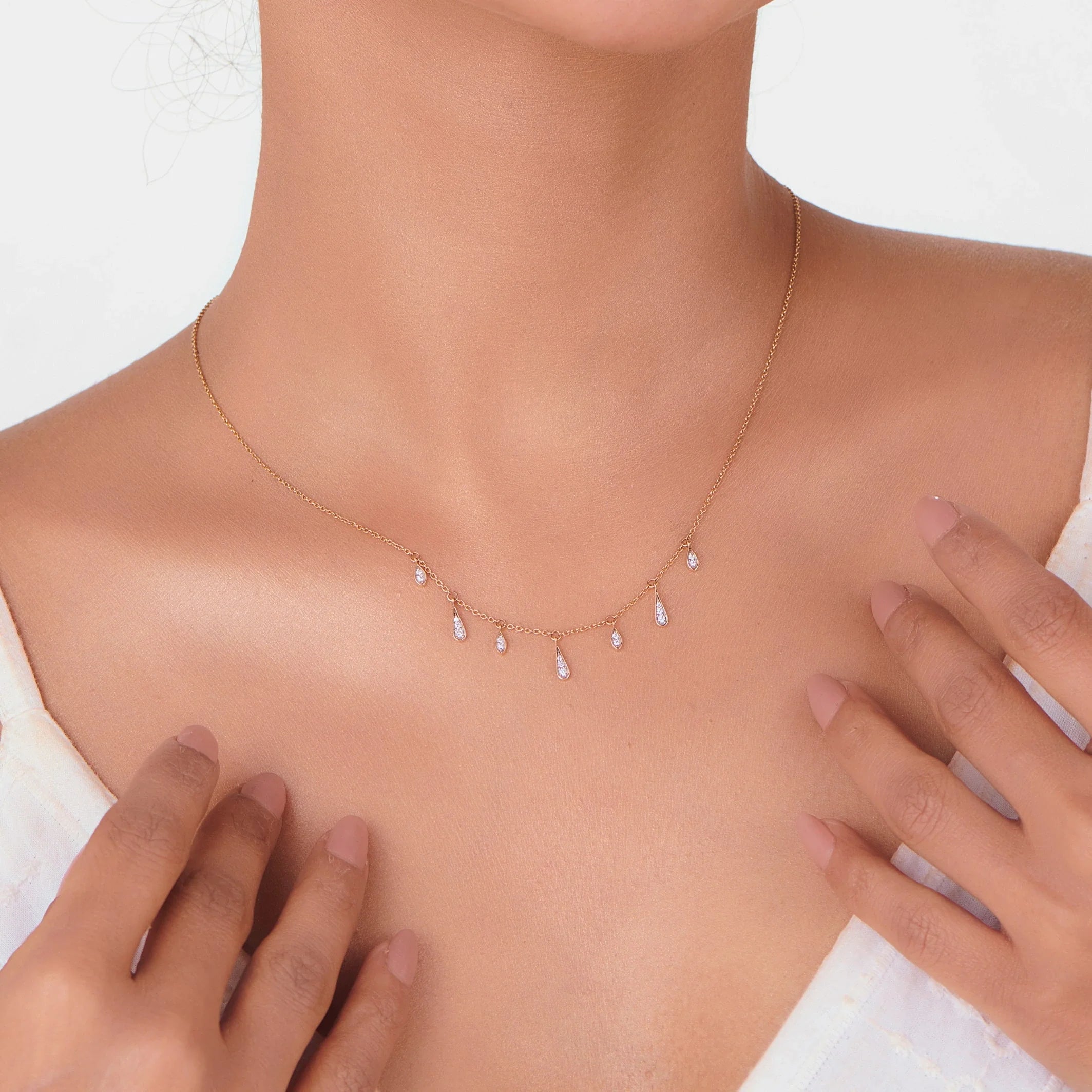 Quirky Drip Drop Drama - Zen Diamond India