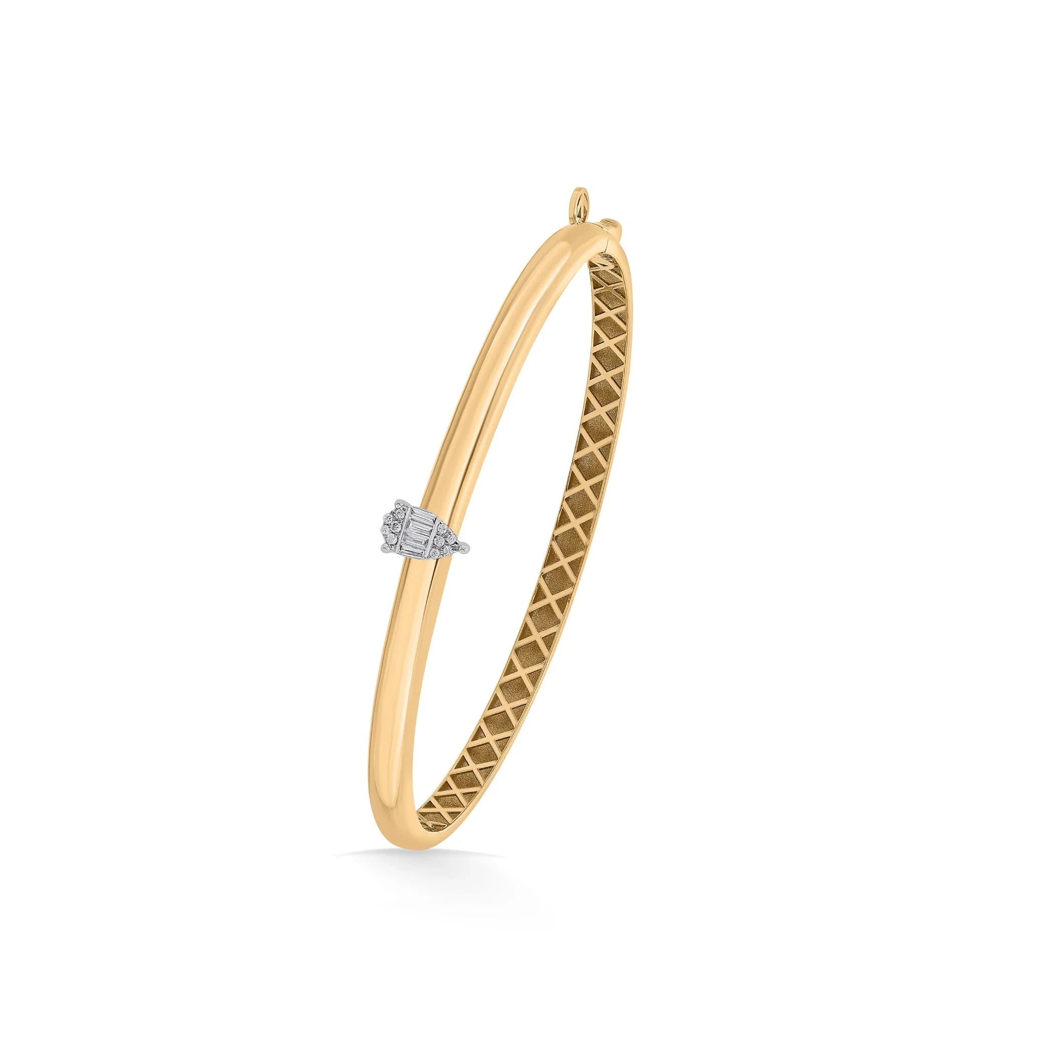 Soirée Luxe Prism Bangle - Zen Diamond India