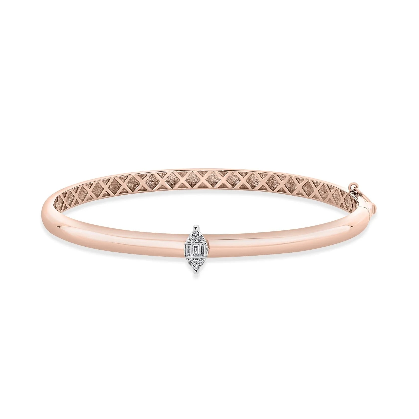 Soirée Luxe Marquise Mirage Bangle - Zen Diamond India