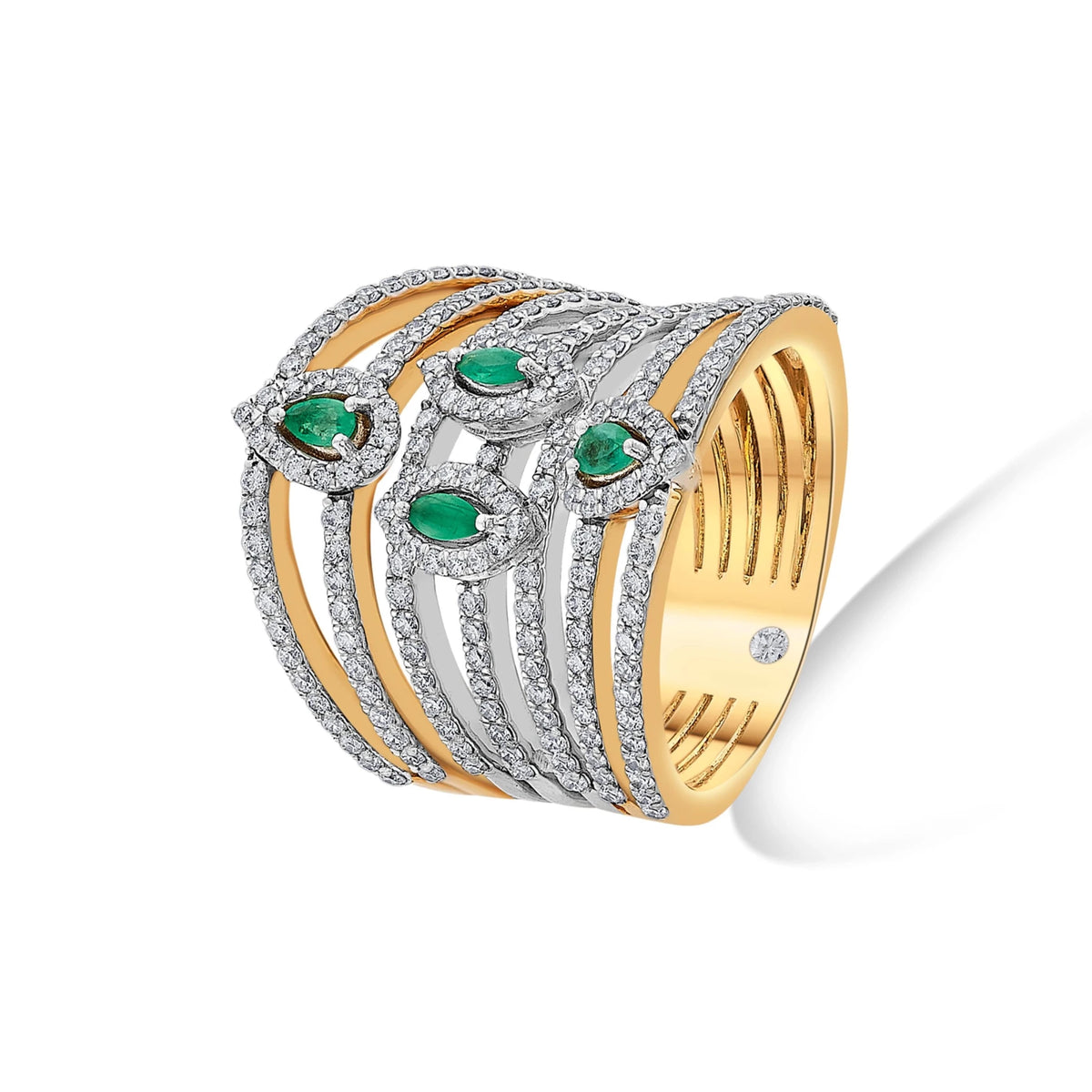 Toren Diamond Tiers Ring - Zen Diamond India