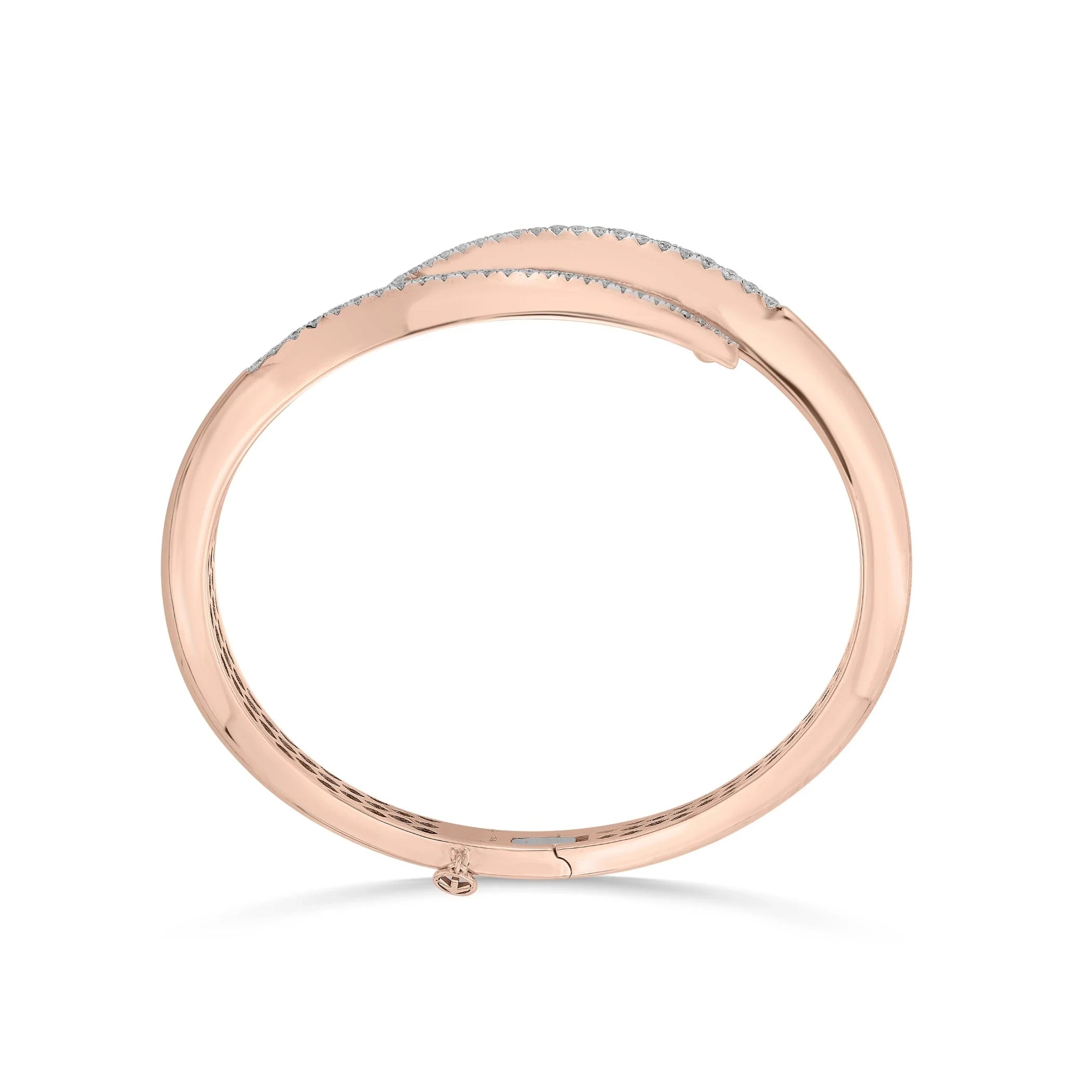Soirée Ember Drape Diamond Bangle - Zen Diamond India