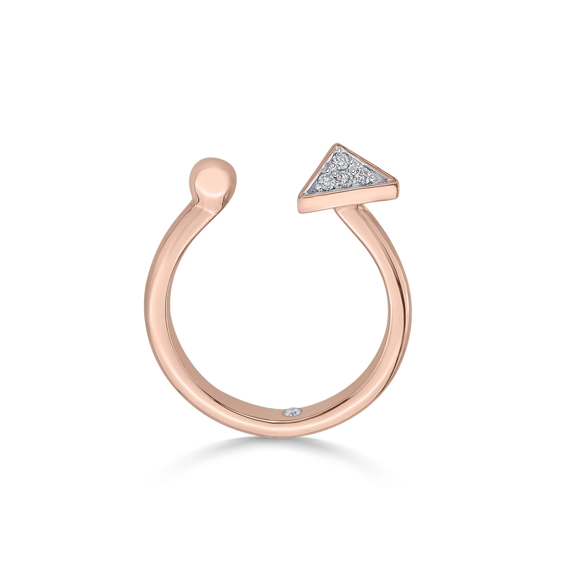 Soiree GeoGlint Arrow Ring - Zen Diamond India
