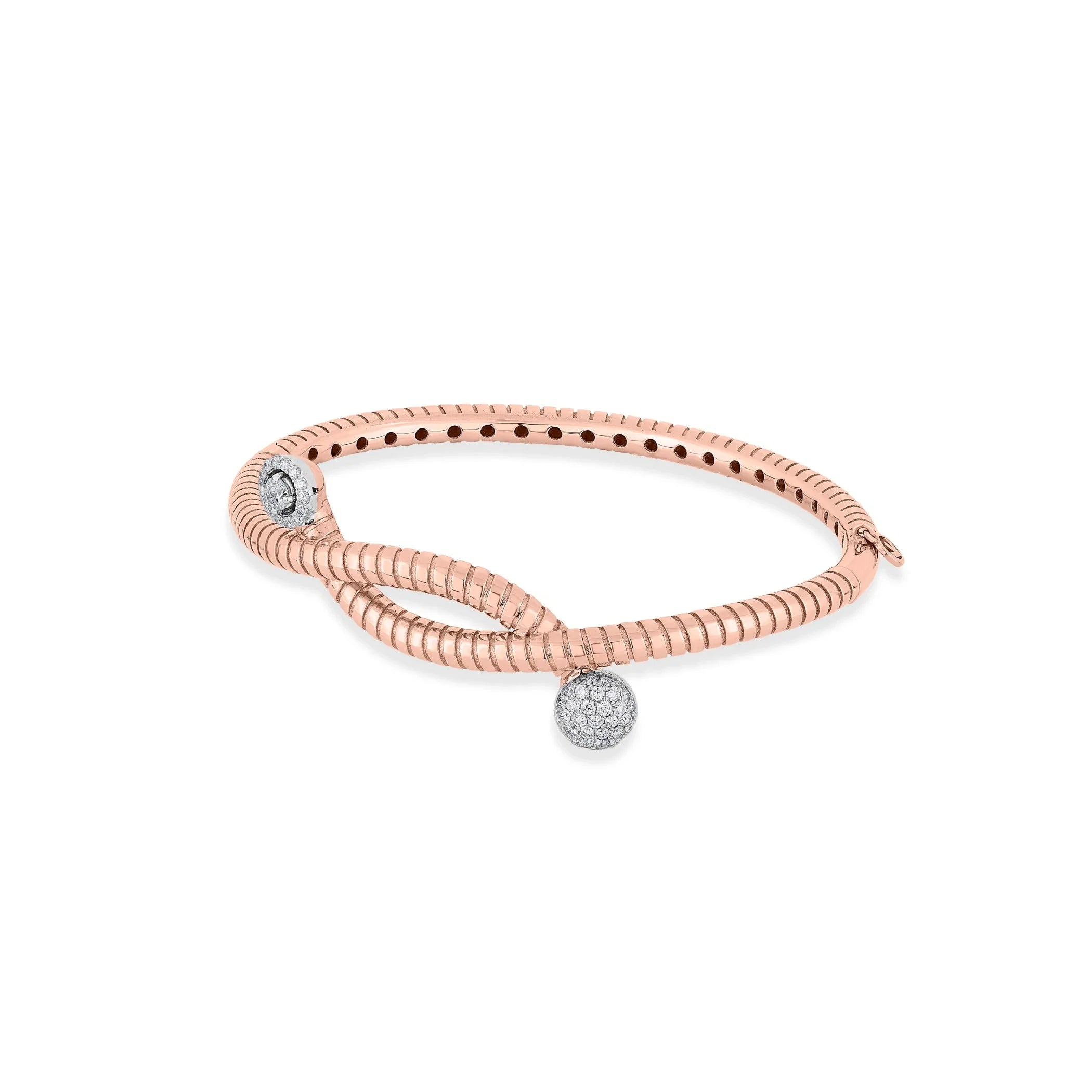 Soirée Cosmic Pulse Orbit Bangle - Zen Diamond India