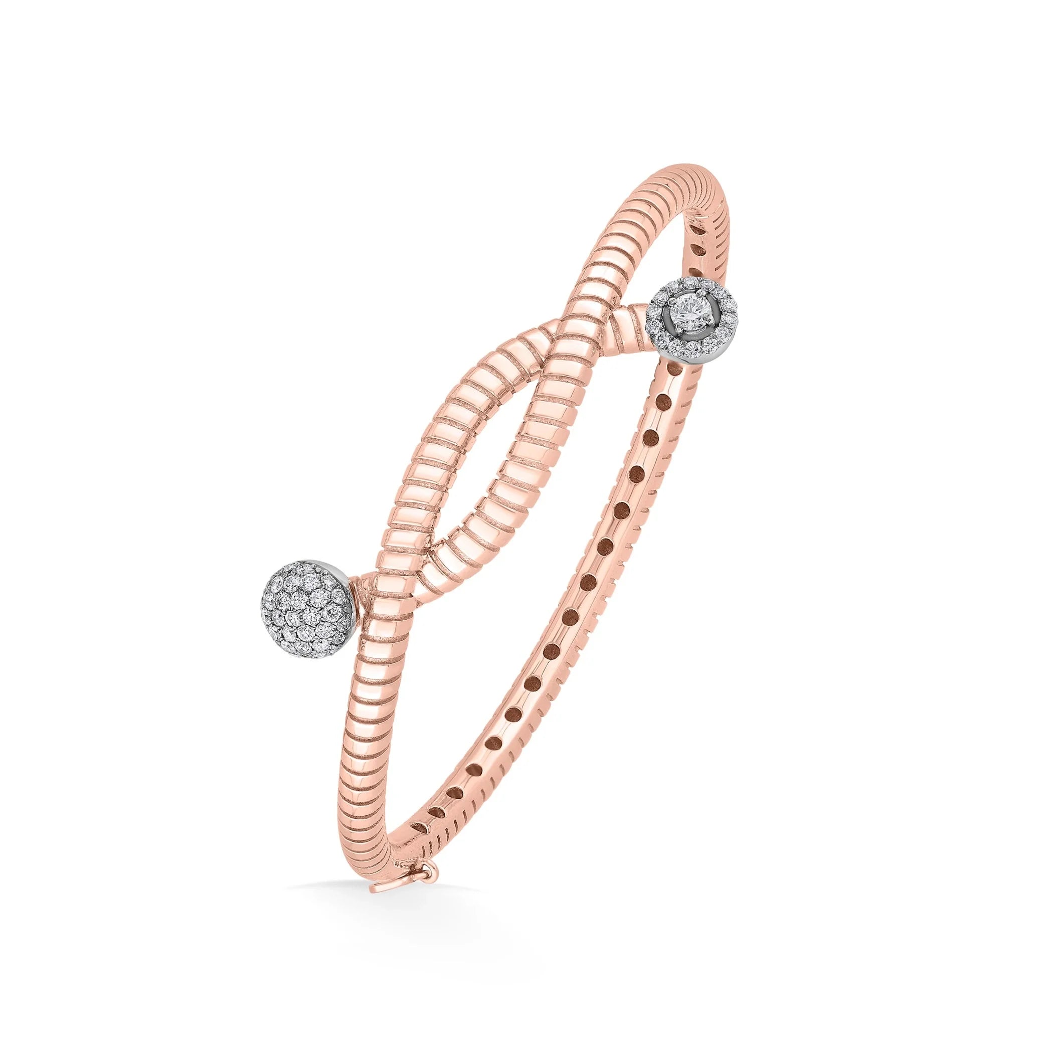 Soirée Cosmic Pulse Orbit Bangle - Zen Diamond India