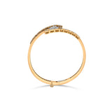 Enchante Diamond Crescent Torque Bracelet - Zen Diamond India