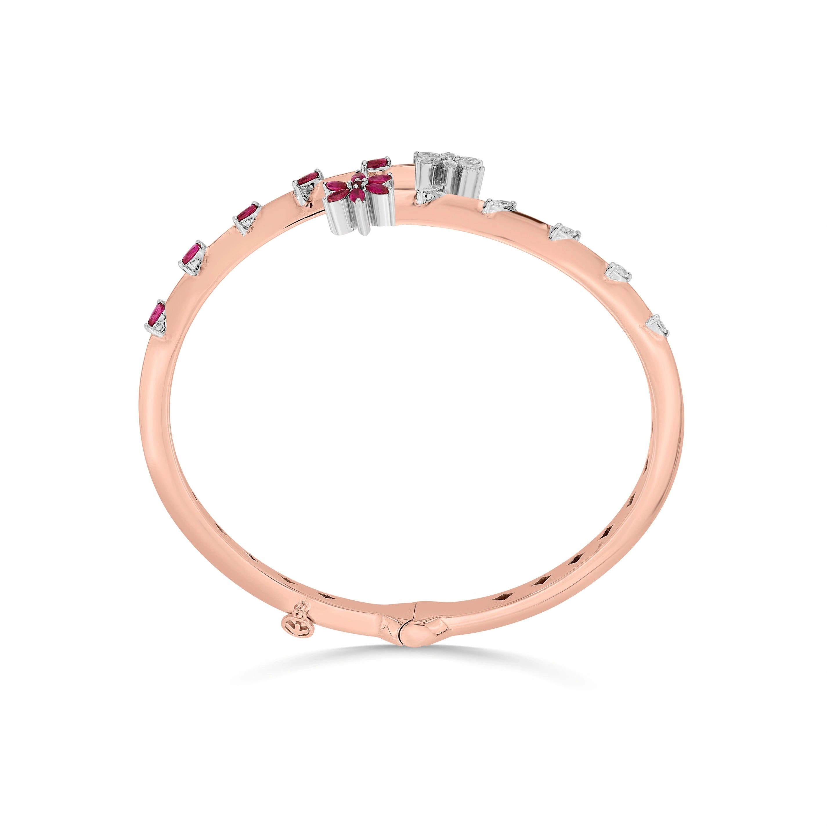 Toren Blooming Vine Wrap Bracelet - Zen Diamond India