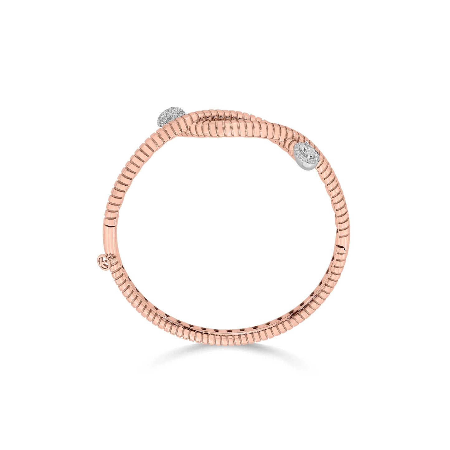 Soiree Inferno Twisted Oval Bracelet - Zen Diamond India