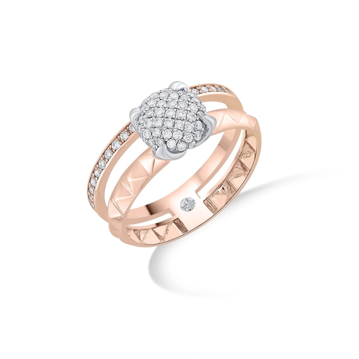 Soiree Strike Power - Rose Ring - Zen Diamond India