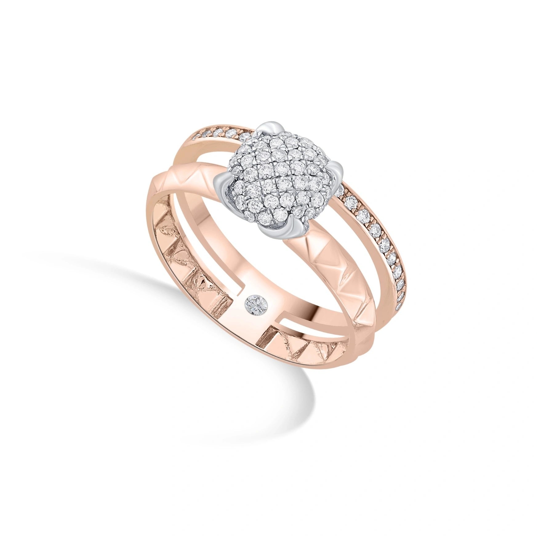 Soiree Strike Power - Rose Ring - Zen Diamond India