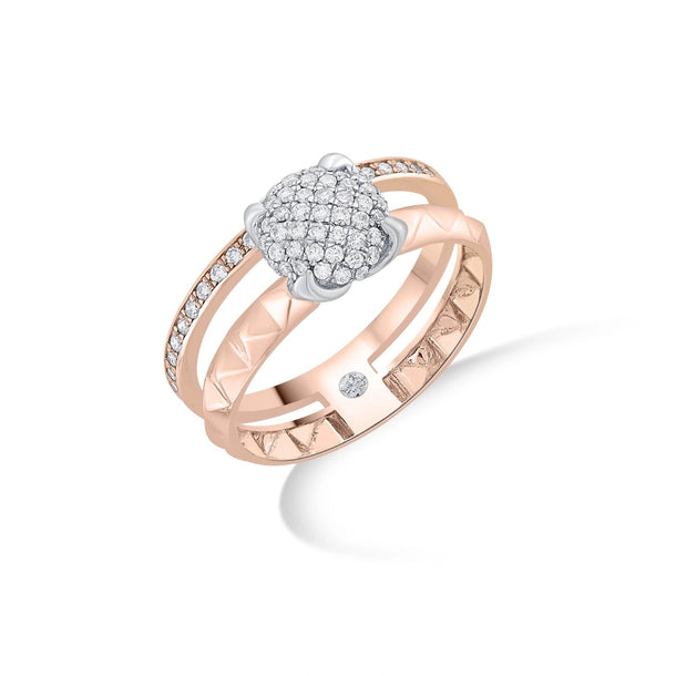 Soiree Strike Power - Rose Ring - Zen Diamond India
